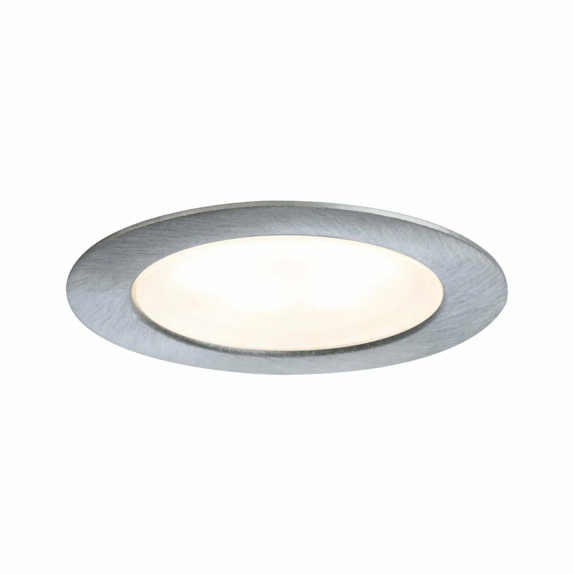 P 93586 Nábytkové zápustné svítidlo Micro Line Mini LED kulaté, kartáč.železo, sada 5 ks - PAULMANN
