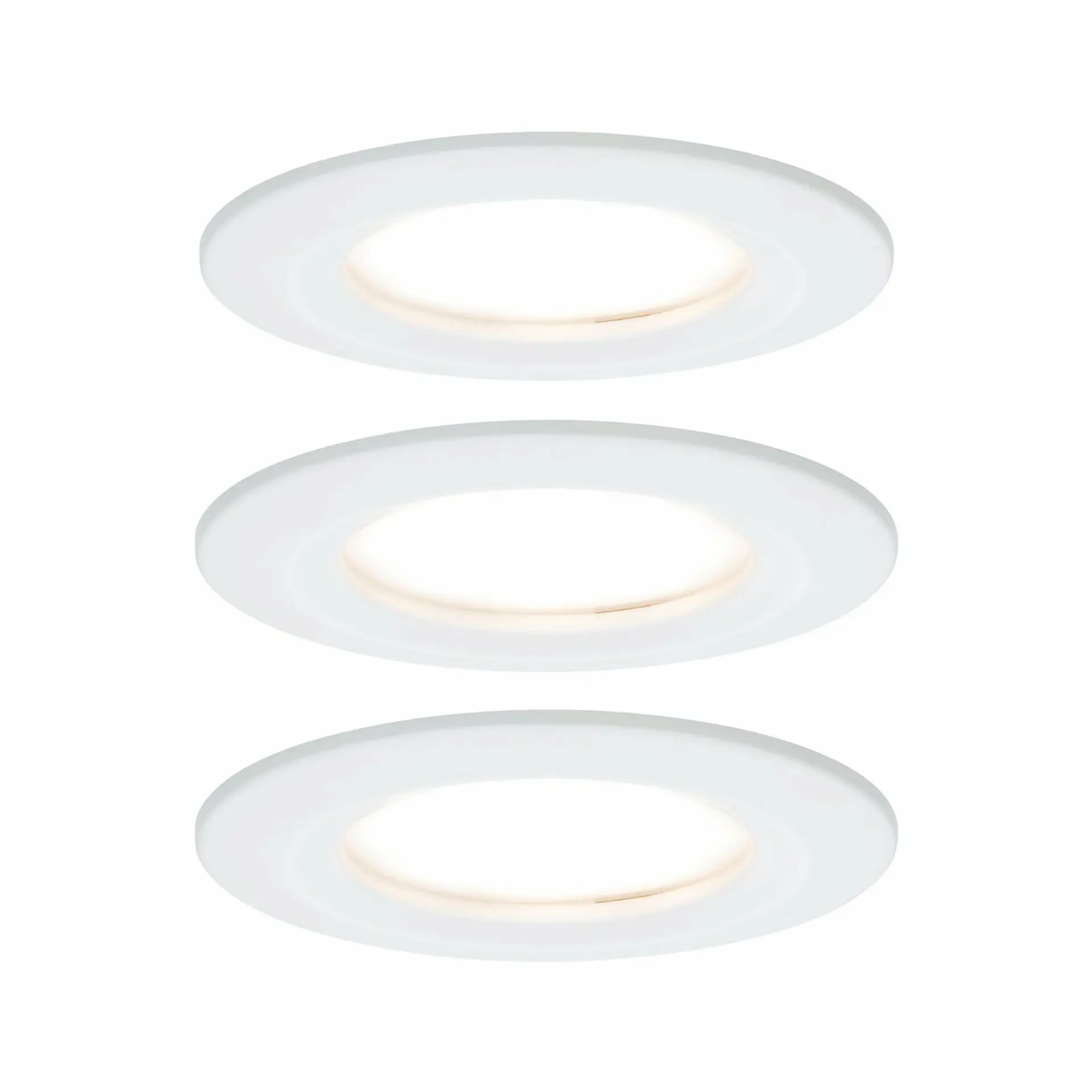 P 93870 Zápustné svítidlo LED Coin Slim IP44 kulaté 6,8W bílá 3ks stmívatelné - PAULMANN