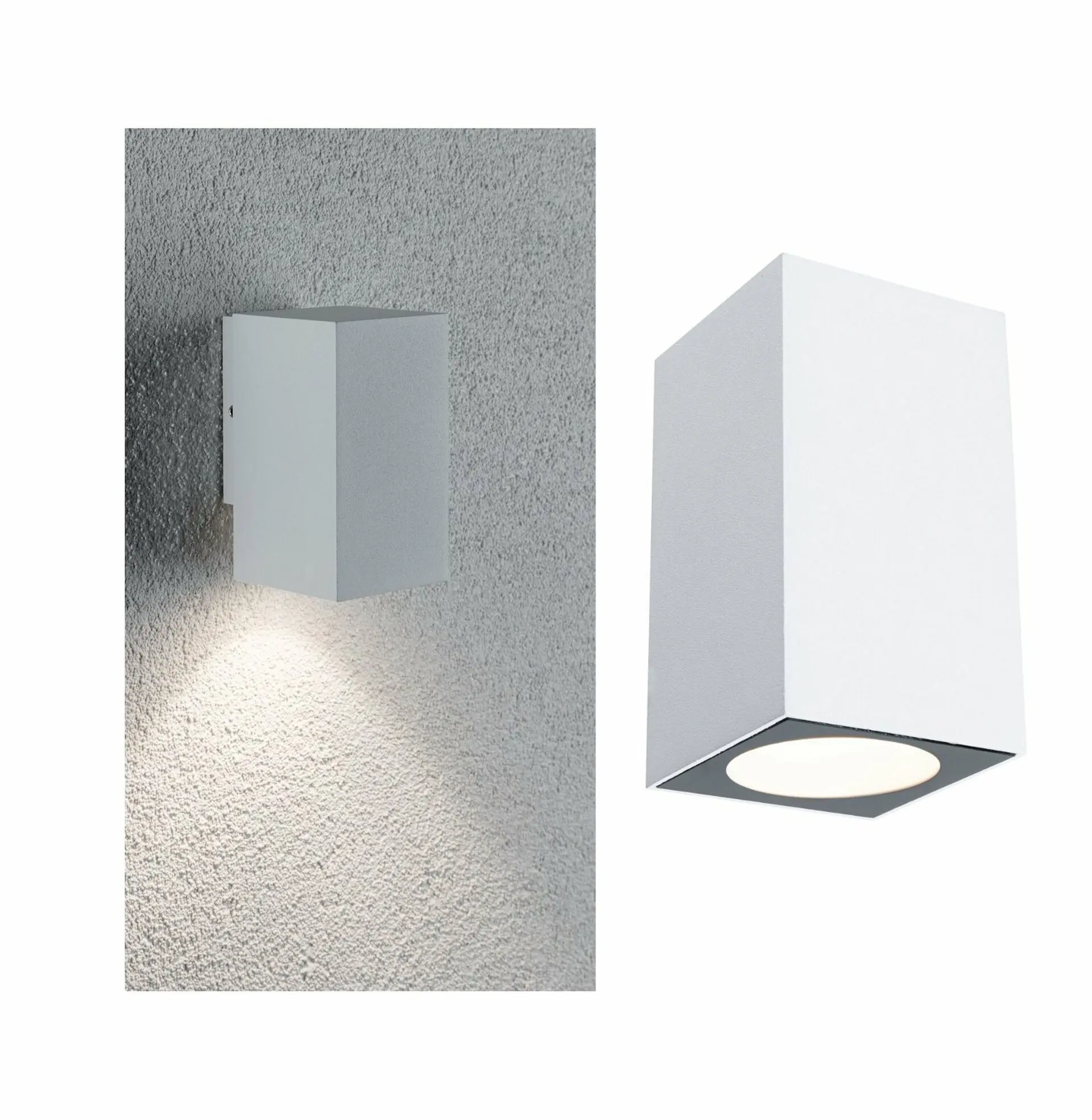 VÝPRODEJ VZORKU PAULMANN HOUSE venkovní nástěnné svítidlo Flame 1x3,8W IP44 3.000K bílá 230V 943.29