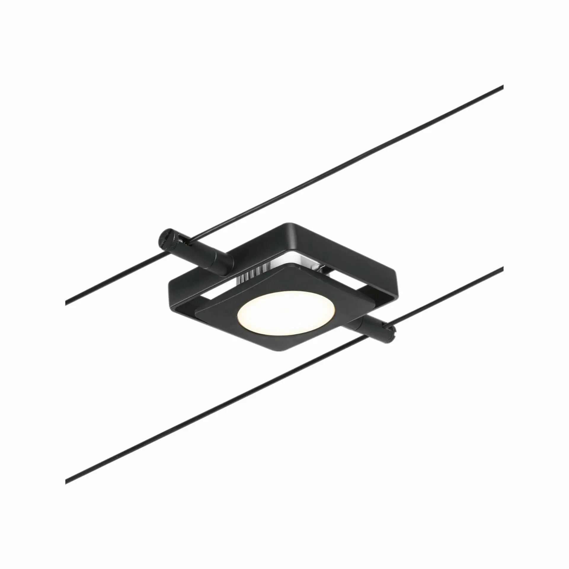 P 94425 LED lankový systém MacLED spot 4,5W 3000K 12V černá mat/chrom - PAULMANN