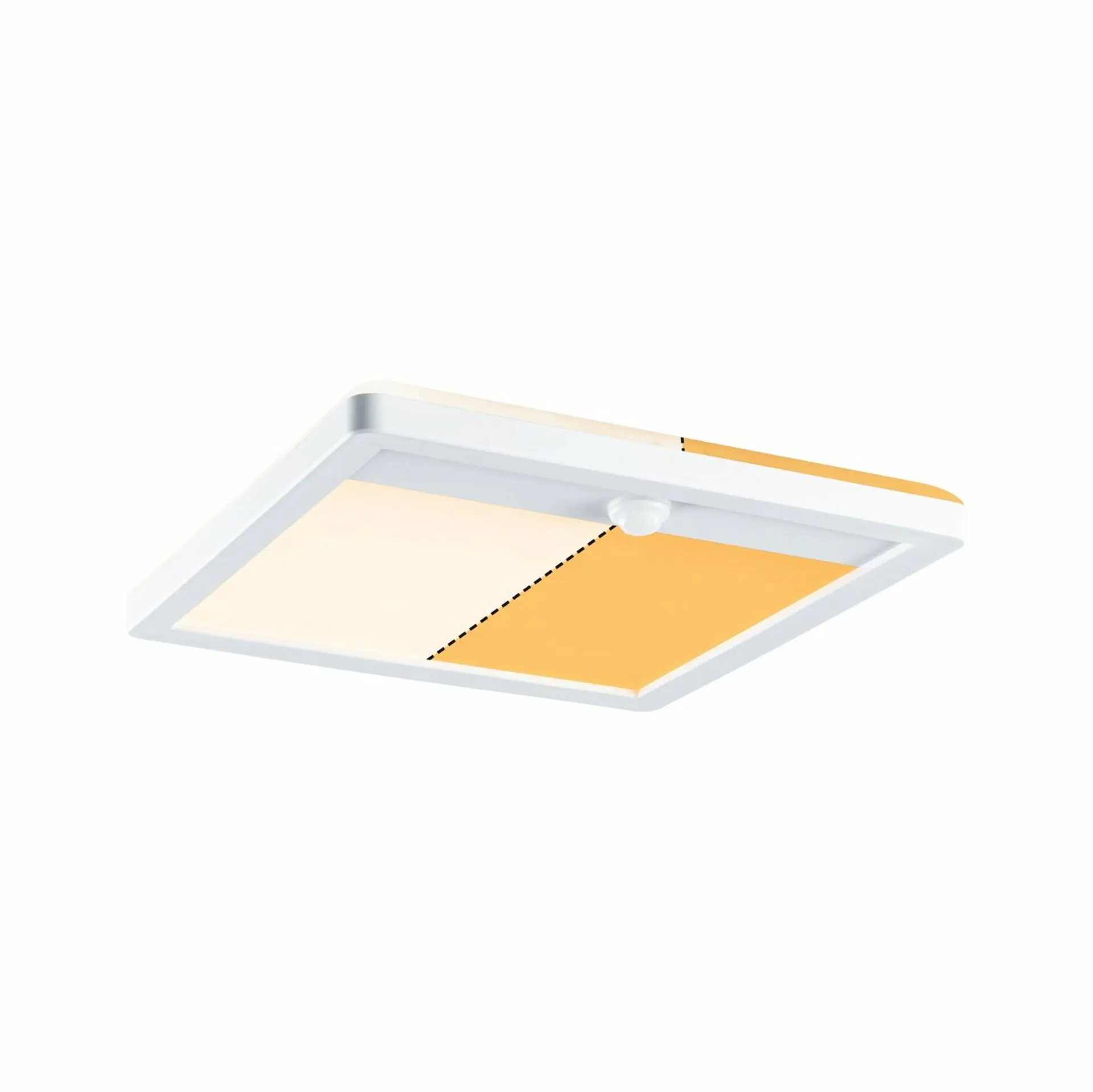 P 94707 LED venkovní panel Lamina Backlight pohybové čidlo neláká hmyz IP44 hranaté 250x47mm CCT 14W 230V bílá umělá hmota - PAULMANN