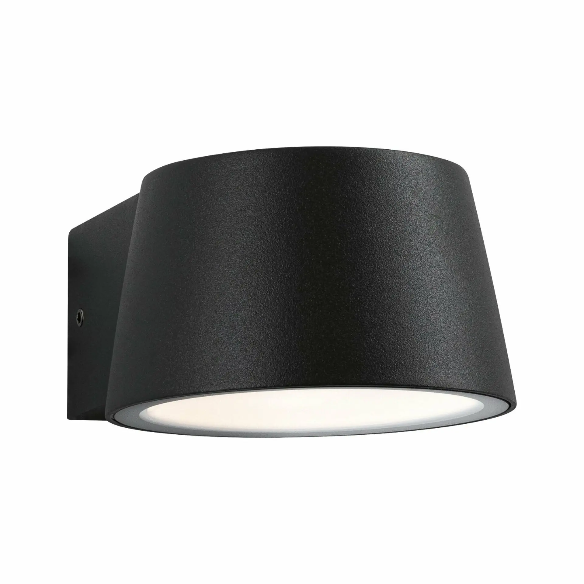 P 94713 AKCE - LED venkovní nástěnné svítidlo Capea neláká hmyz IP44 96x128mm 2200K 6W 230V 98° černá hliník - PAULMANN