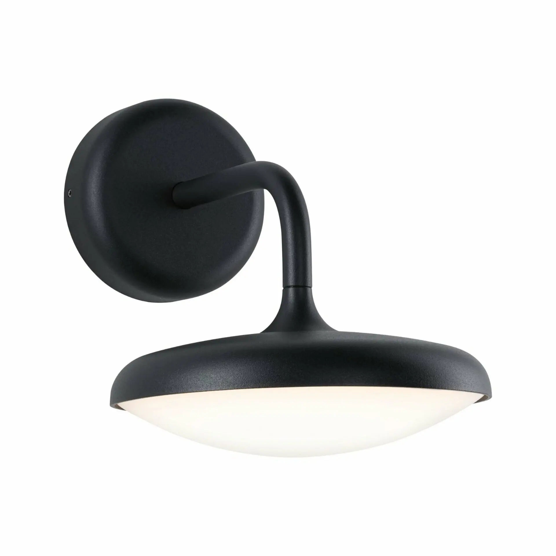 P 94758 LED venkovní nástěnné svítidlo Nostro IP44 kruhové 180x250mm 3000K 10W 230V antracit hliník - PAULMANN