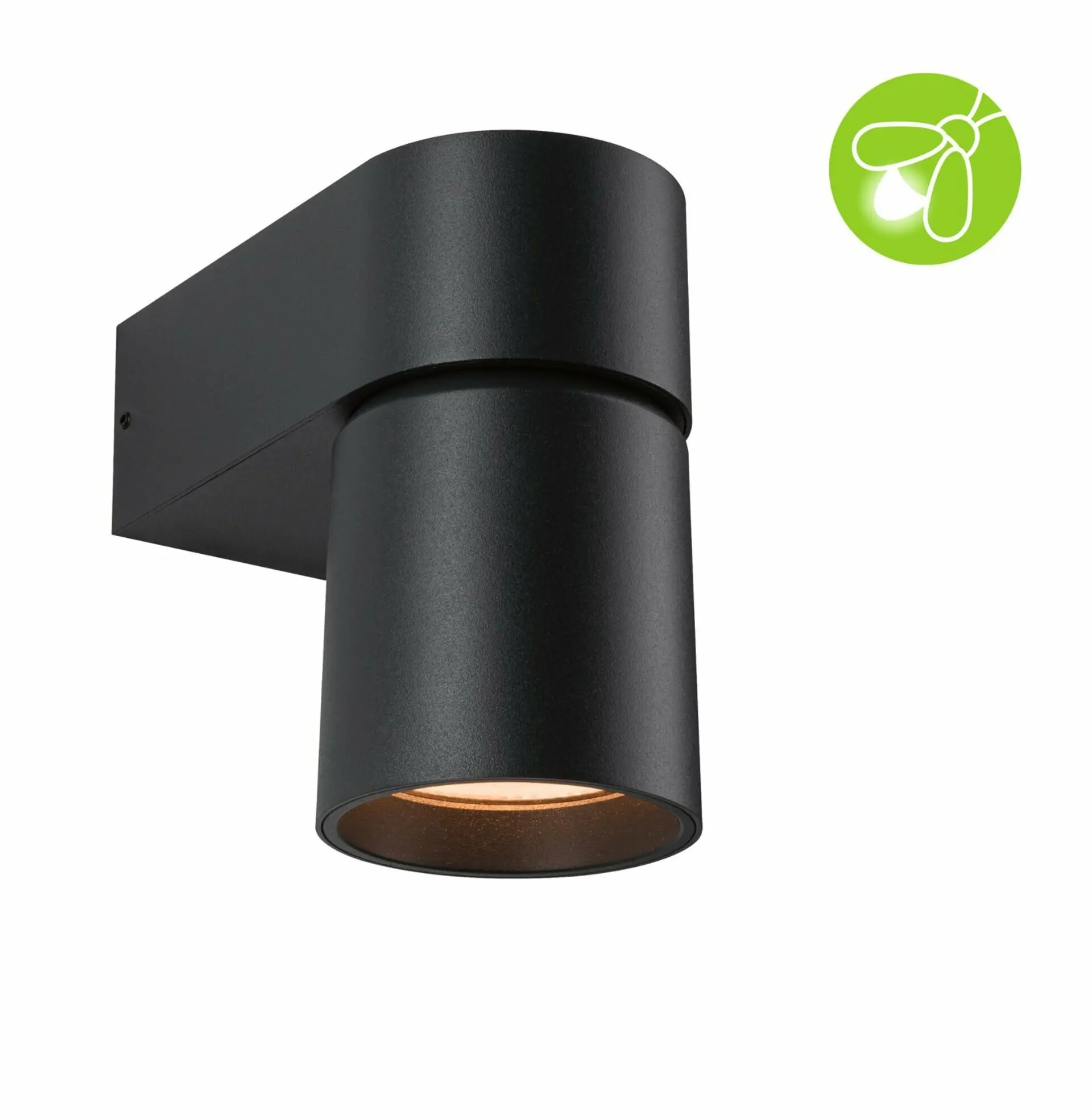 P 94821 LED venkovní nástěnné svítidlo Kimu neláká hmyz IP44 80mm 2200K 7,8W 230V 70° antracit hliník - PAULMANN