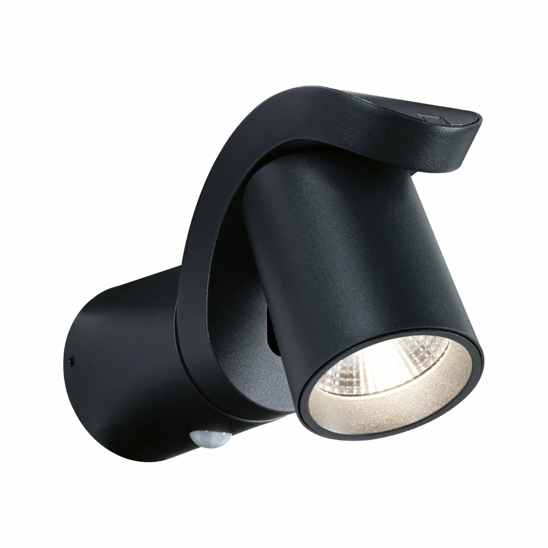 P 94830 LED venkovní nástěnné svítidlo Cuff pohybové čidlo IP44 76x217mm 3000K 10W 230V 70° antracit hliník - PAULMANN