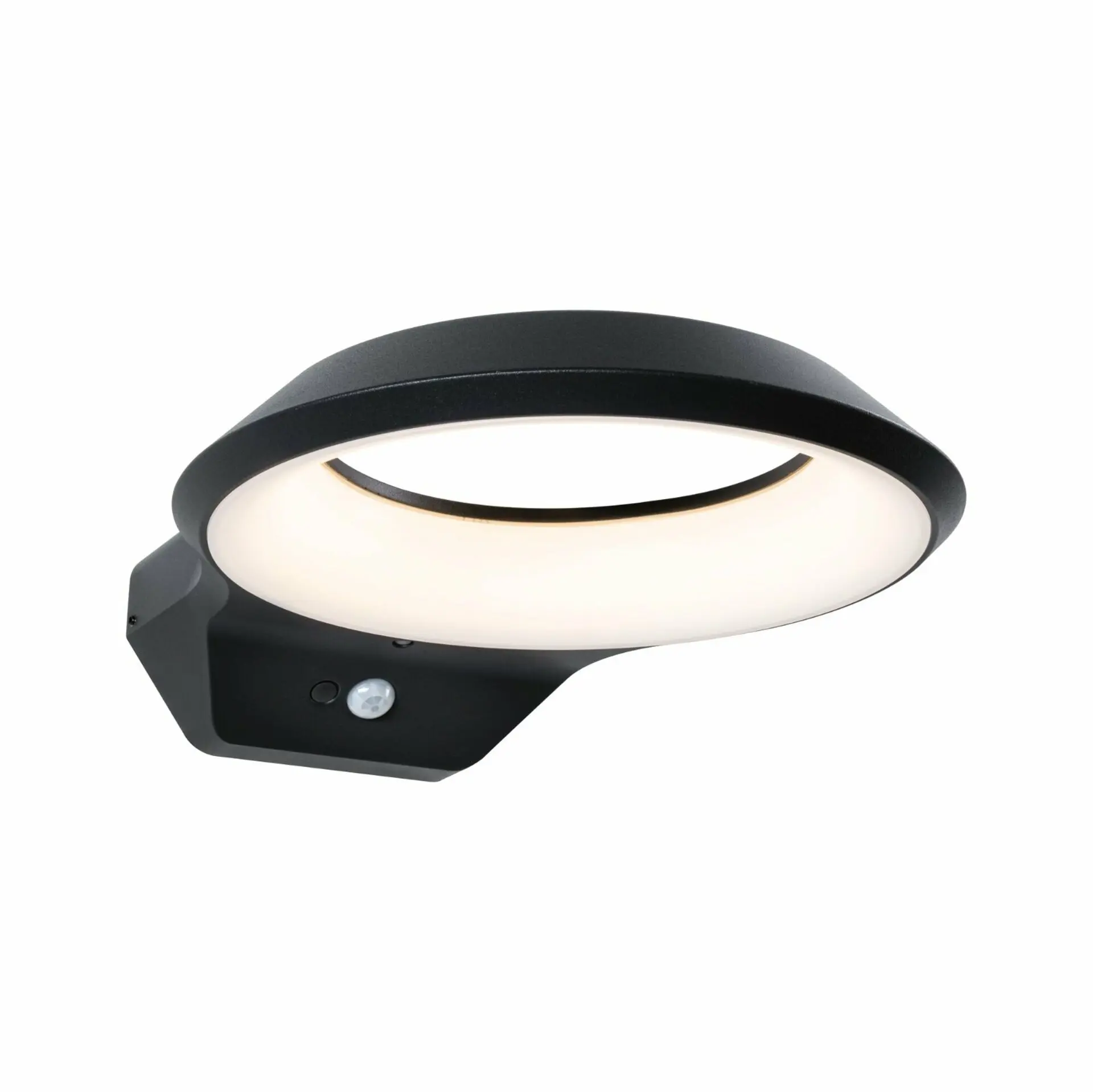 P 94836 LED venkovní nástěnné svítidlo Anela pohybové čidlo IP44 245x309mm 3000K 12,5W 230V antracit hliník - PAULMANN
