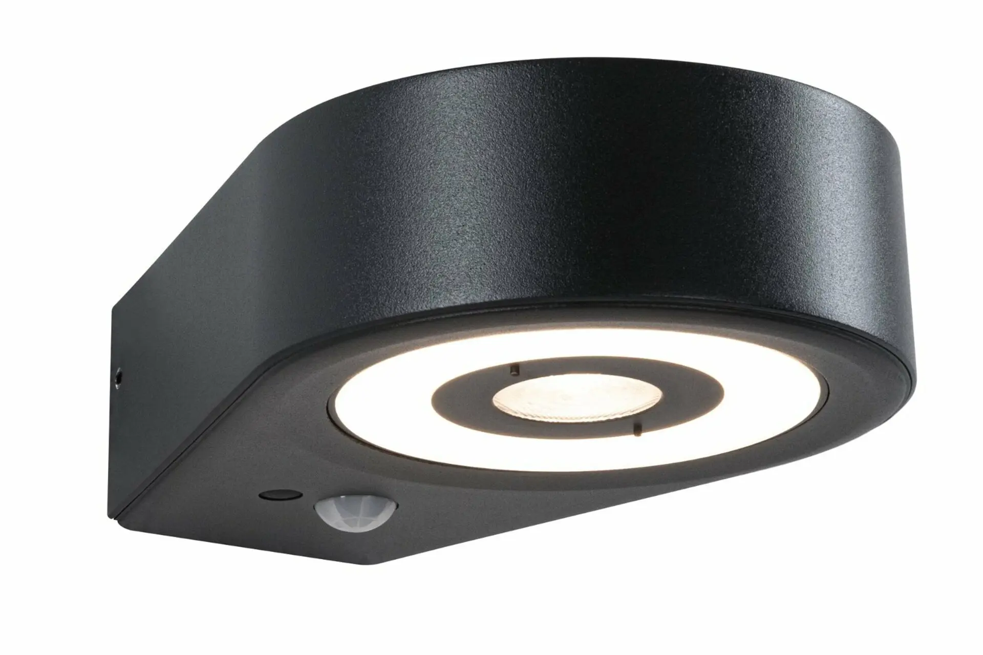 P 94865 LED venkovní nástěnné svítidlo Silma pohybové čidlo IP44 65x186mm 3000K 5,5 / 1x0,7W 230V antracit hliník - PAULMANN