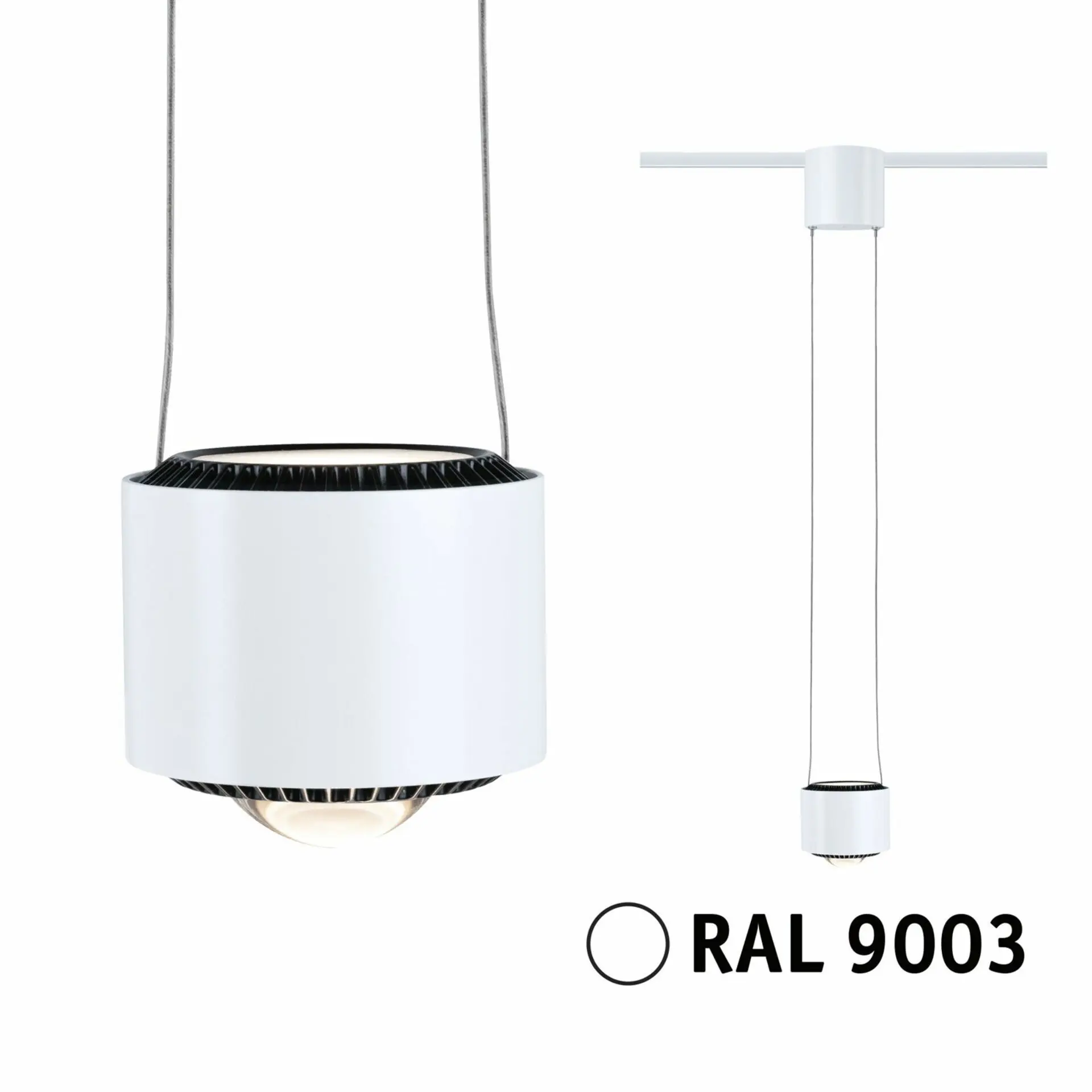 PAULMANN URail LED závěs Aldan / 8,5W 3000K stmívatelné 230V bílá