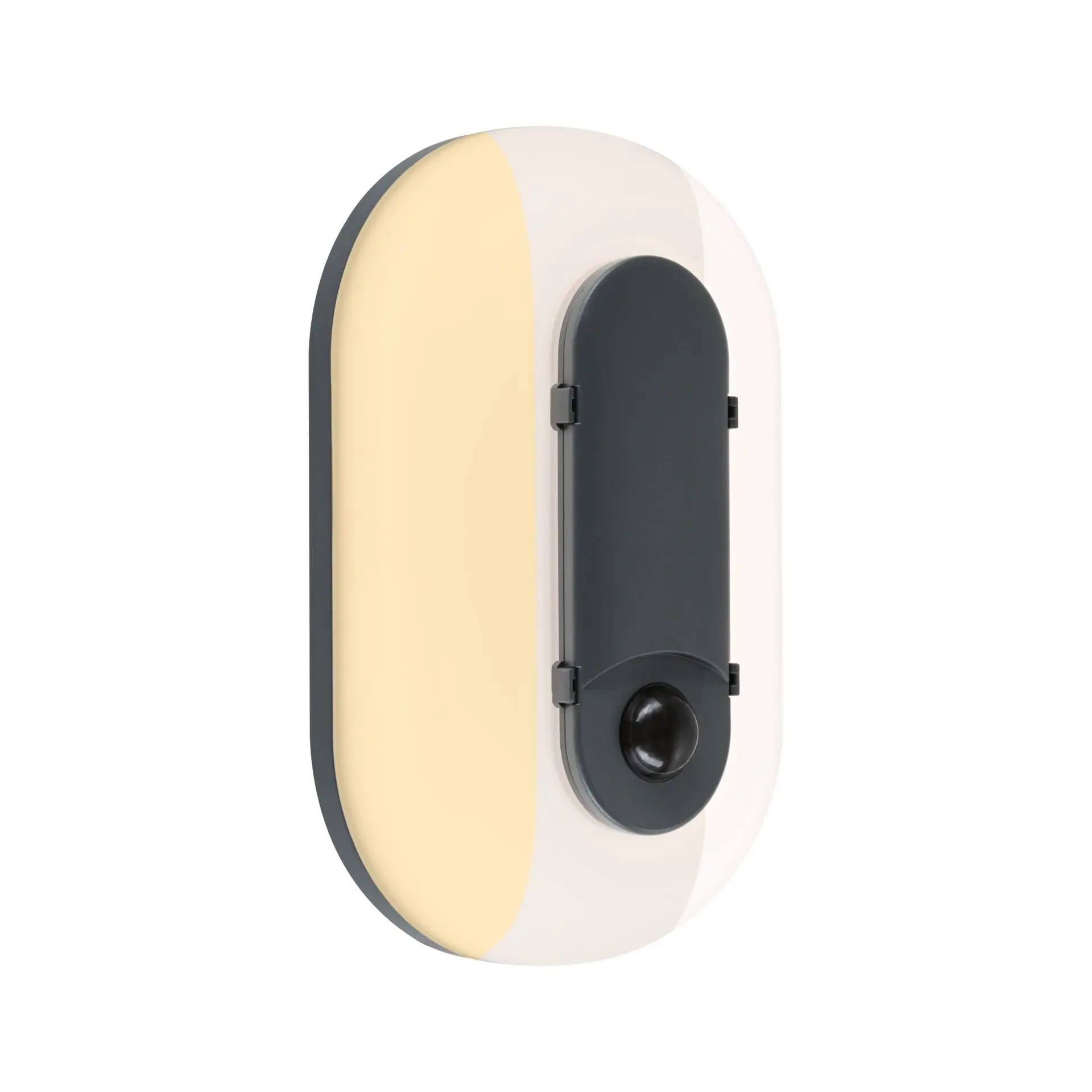 PAULMANN LED venkovní nástěnné svítidlo Elunor pohybové čidlo IP65 podlouhlé 122x212mm 2200 - 4000K 18,5W 230V antracit/bílá polykarbonát