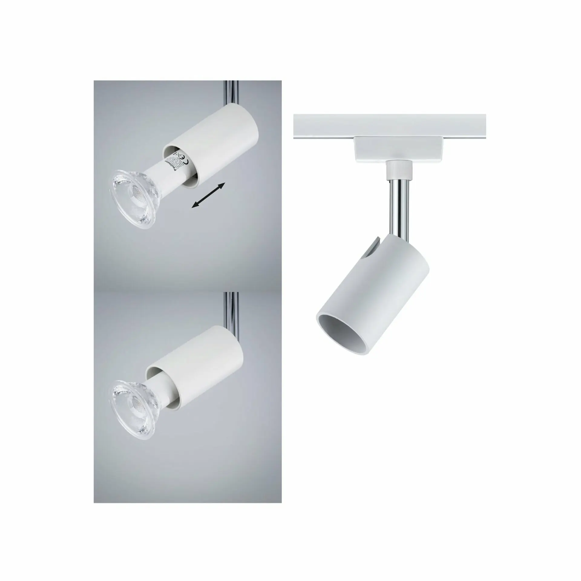 P 95330 URail spot Pure I bílá max. 10W GU10 - PAULMANN