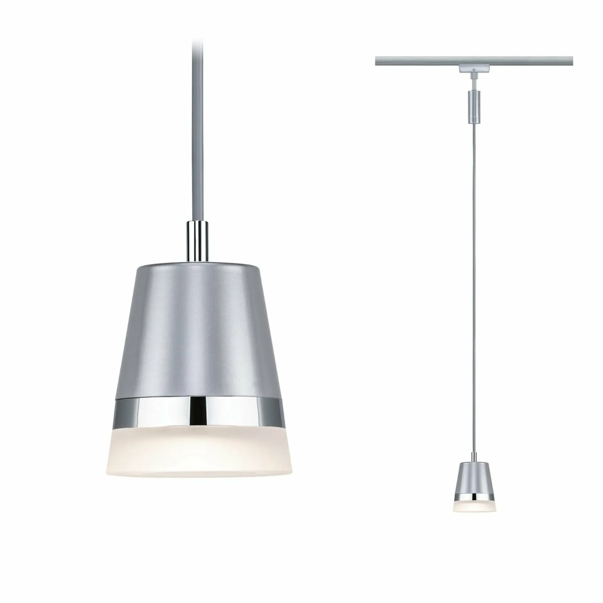 PAULMANN URail závěs Cone GU10 max. 10W 230V matný chrom