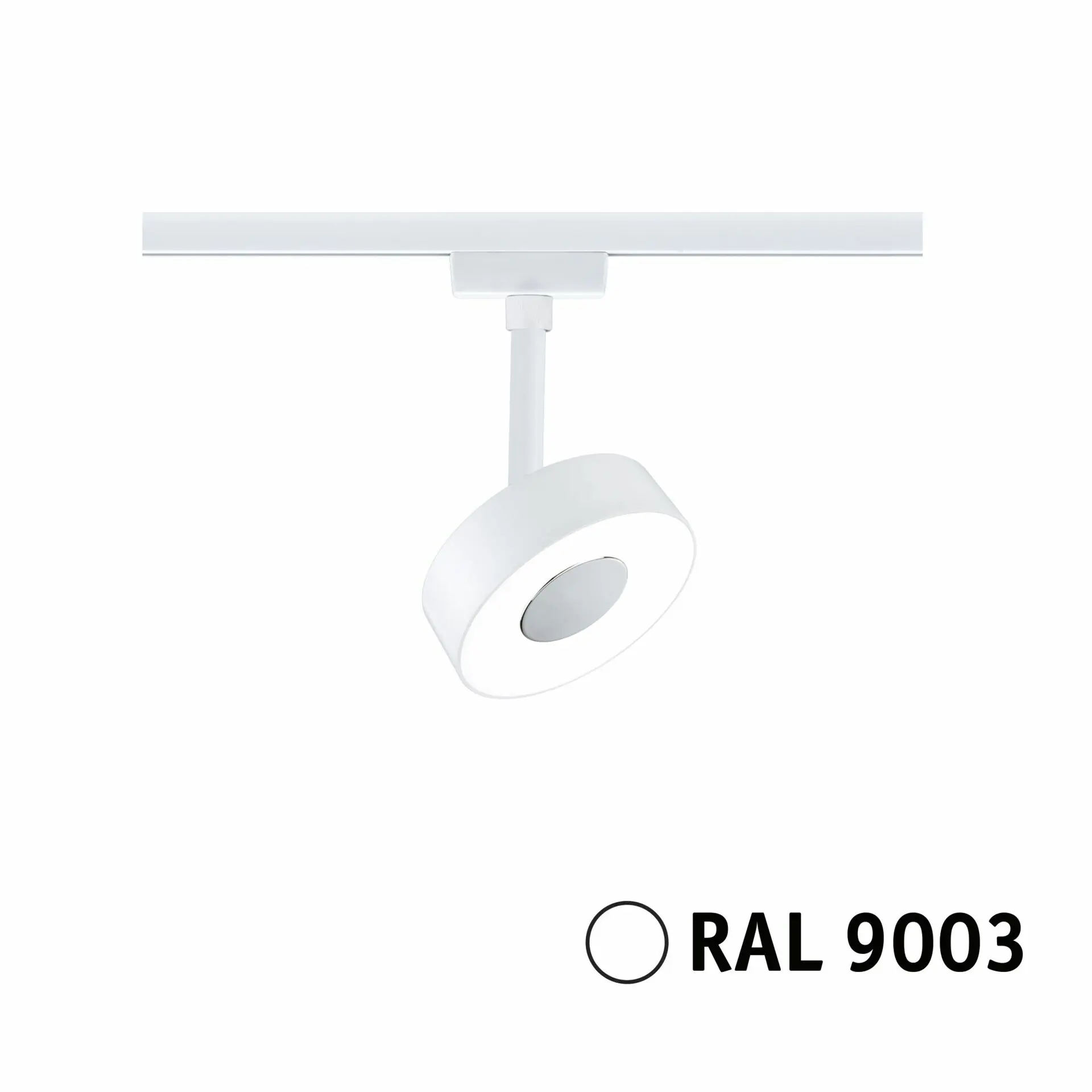 PAULMANN URail LED lištový spot 3-krokové-stmívatelné Circle spot 5W 4000K stmívatelné 230V bílá