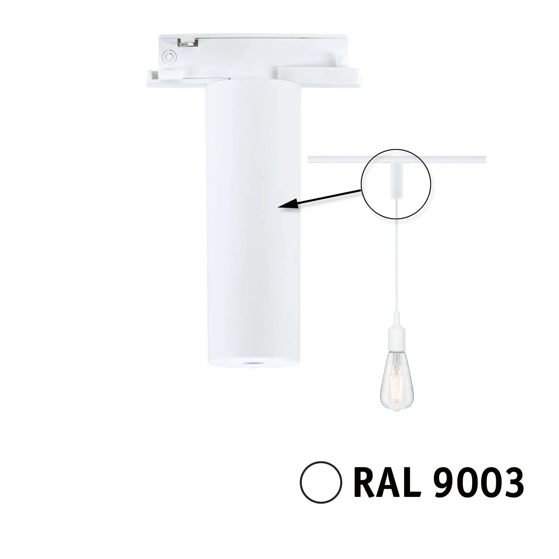 PAULMANN URail univerzální adaptér pro závěs max. 50W 230V bílá