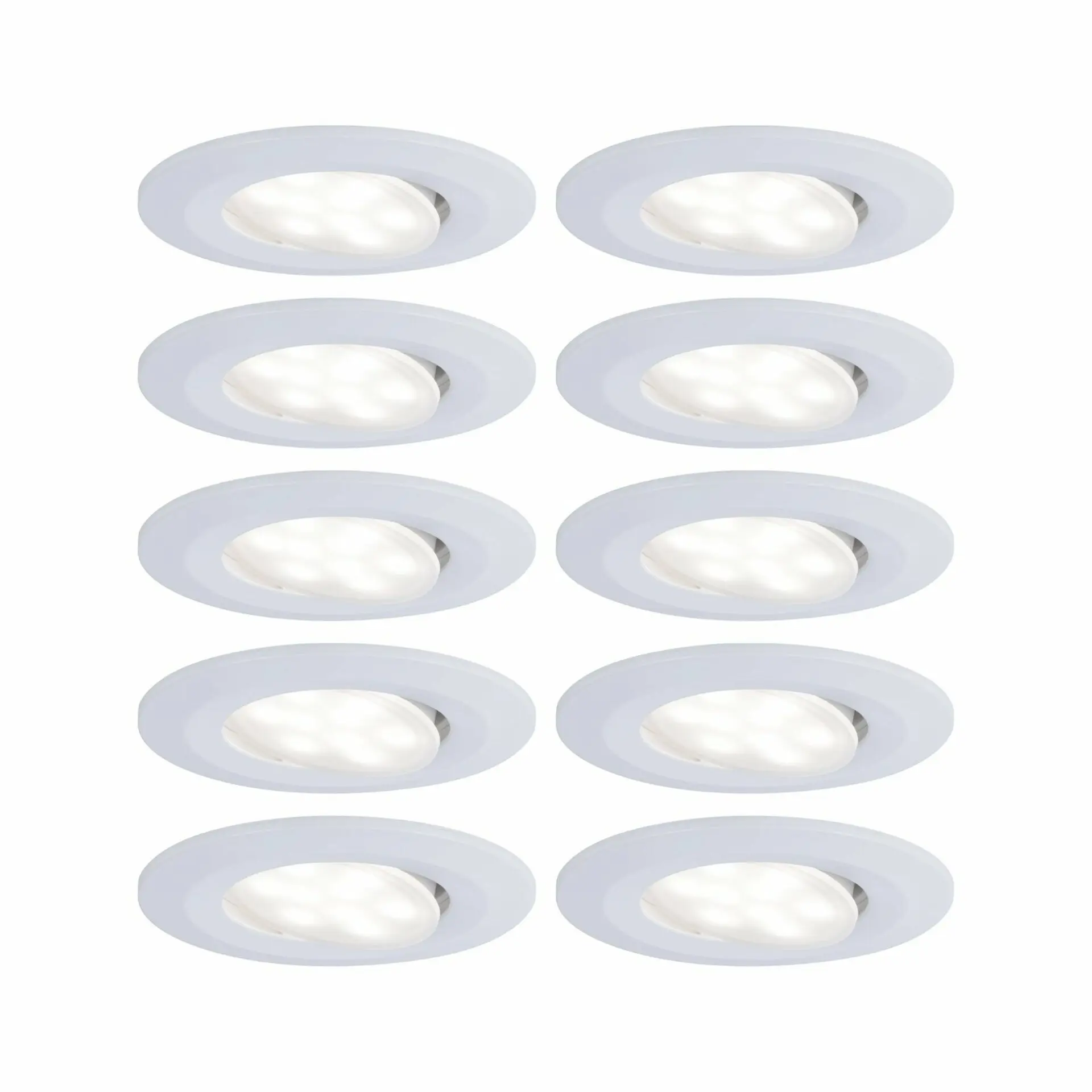 PAULMANN Vestavné svítidlo LED Calla kruhové 10x6W bílá mat výklopné 999.22 P 99922