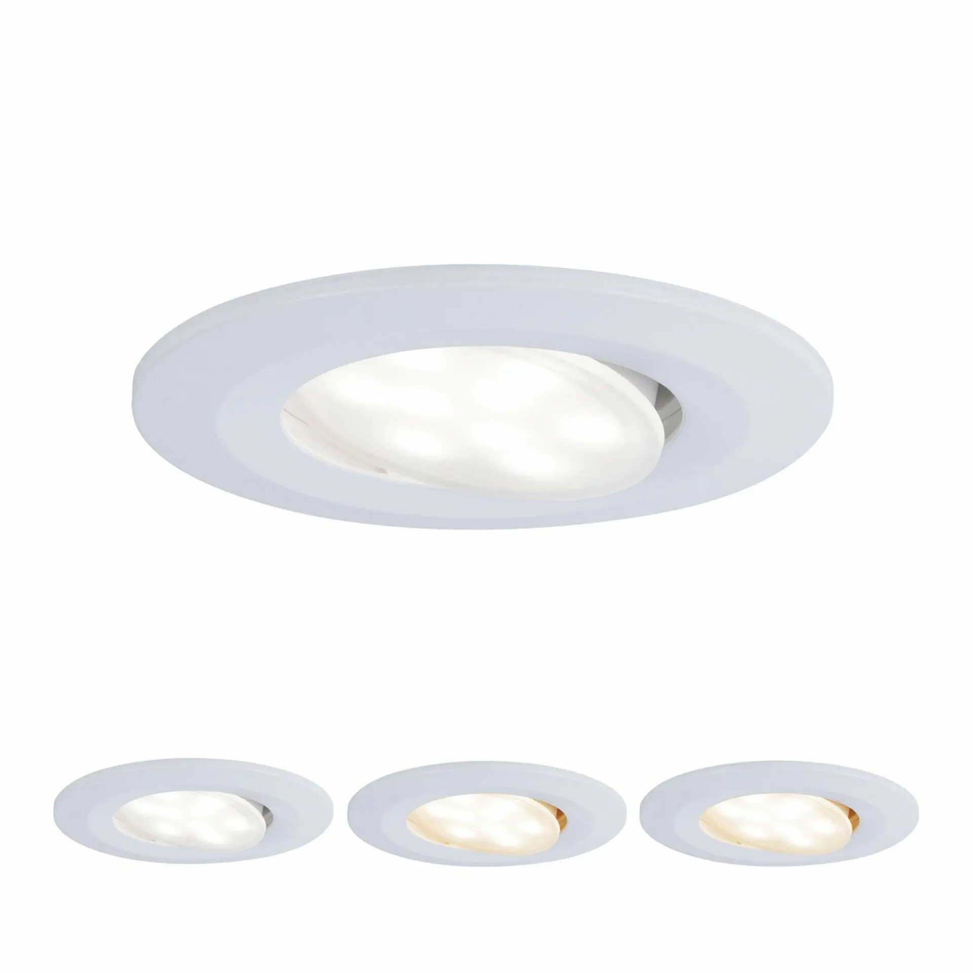 PAULMANN Vestavné svítidlo LED Calla kruhové 1x5,5W bílá mat výklopné nastavitelná teplota barvy 999.34 P 99934