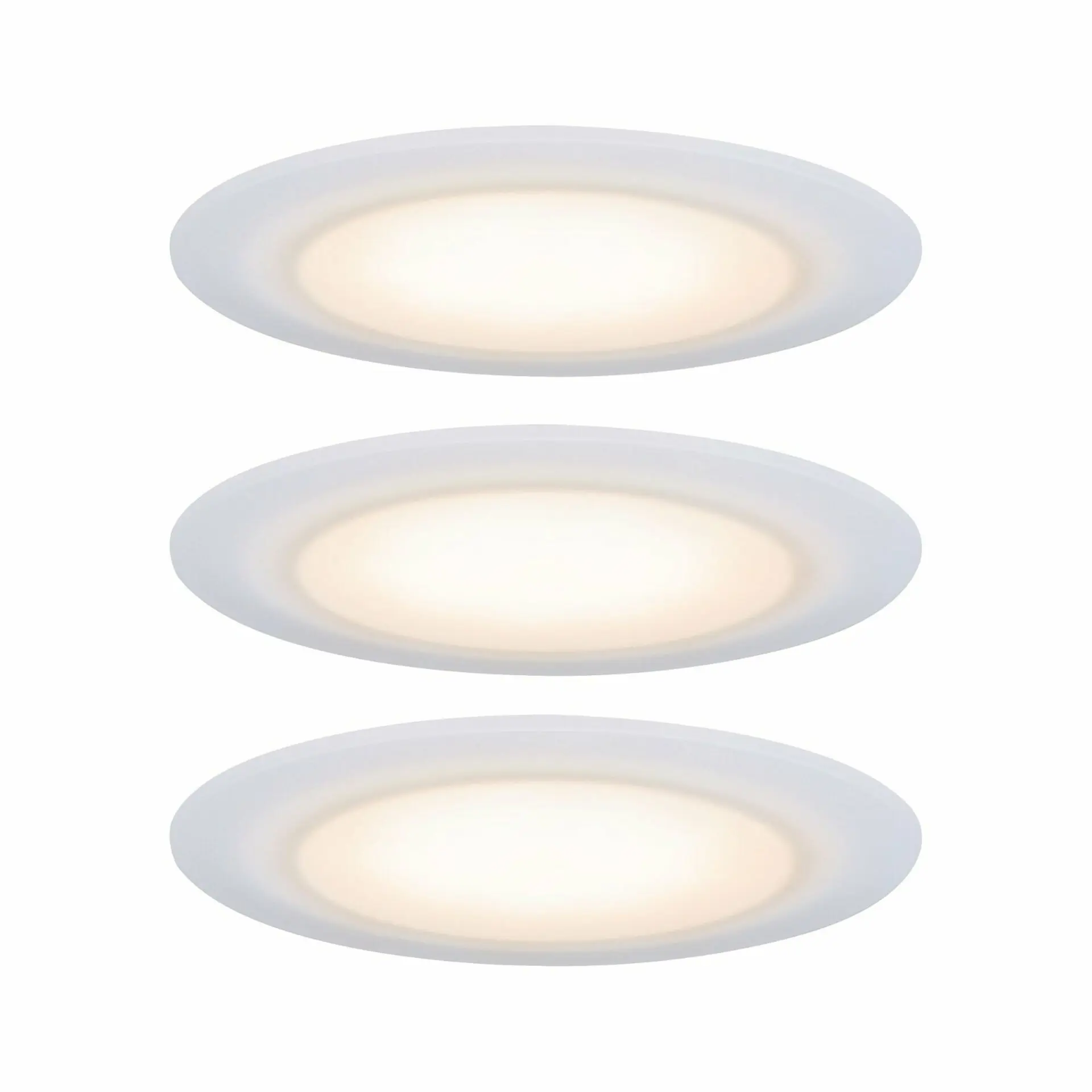 PAULMANN Premium vestavná svítidla sada LED Suon WarmDim 2000-2700K 3x6,5W 230 V saténové 999.42 P 99942