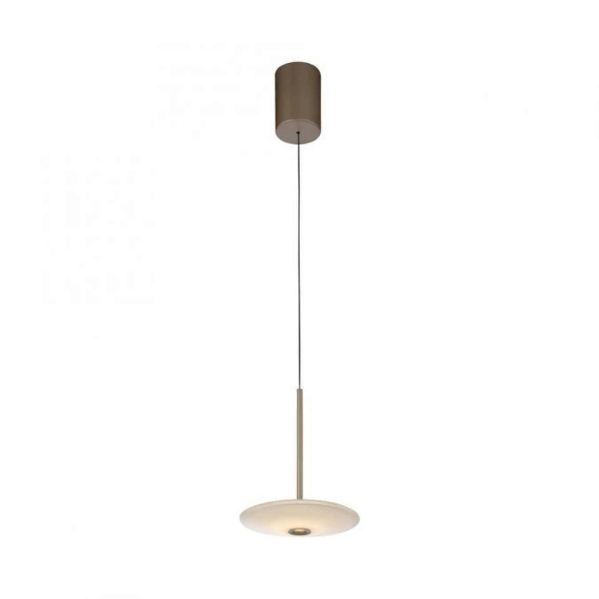 PAUL NEUHAUS LED závěsné svítidlo ELIPSA, bronzová, stmívatelné Comfort-Lift 3000K