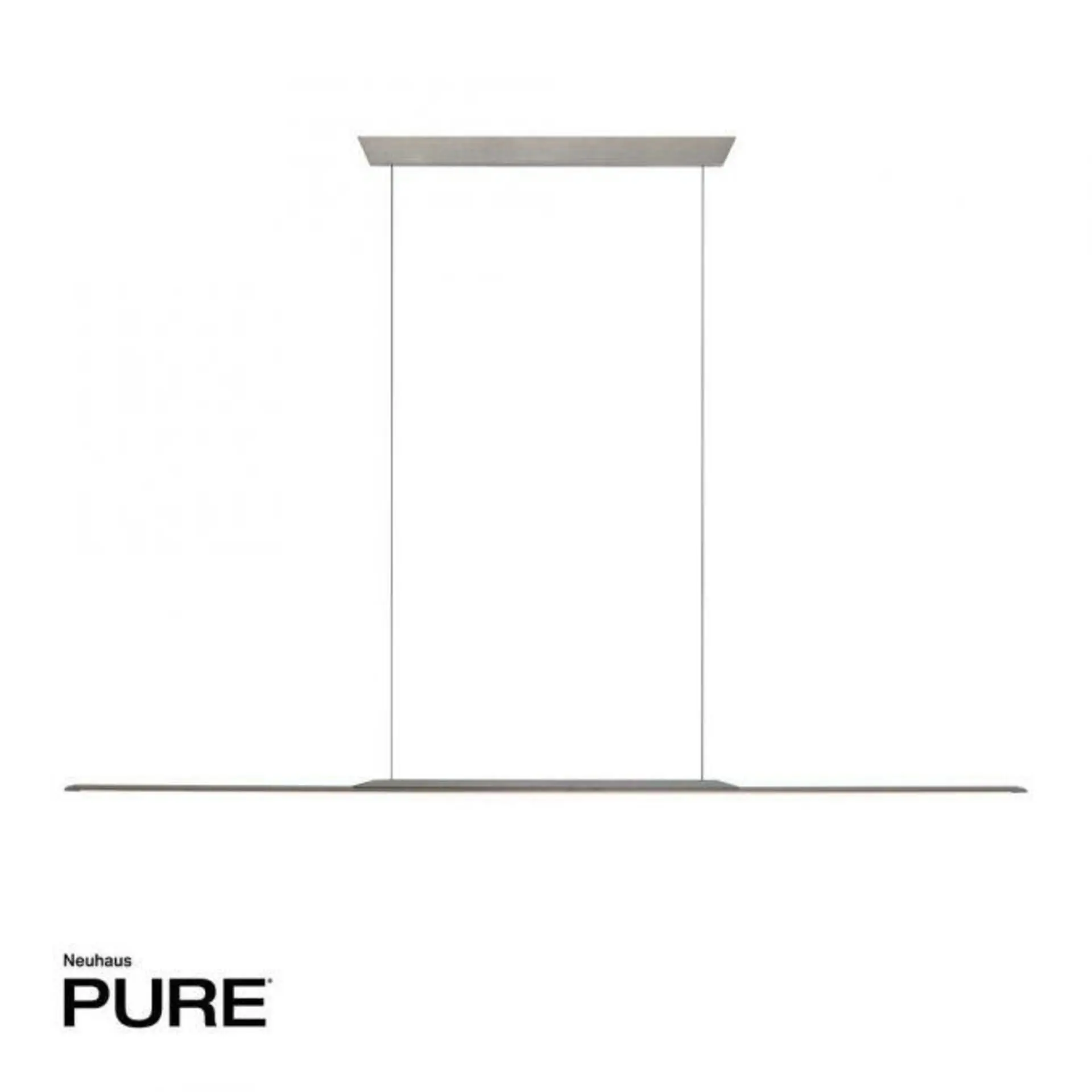 PAUL NEUHAUS Závěsné svítidlo PURE Surface LED 29W 3000K platina 2302-15