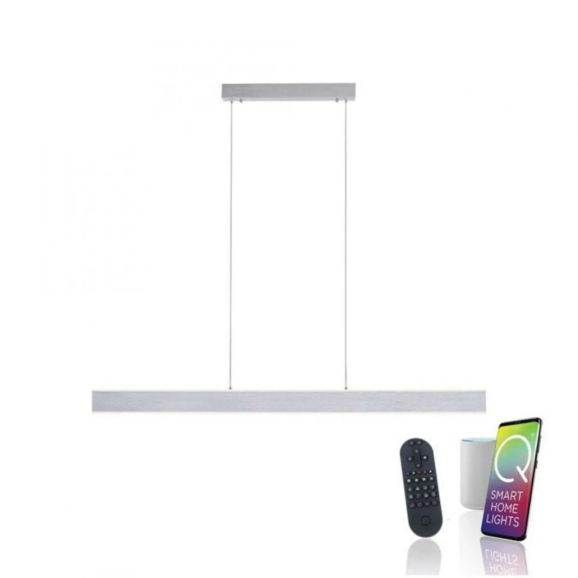 PAUL NEUHAUS LED závěsné svítidlo hliník, RGB, Smart Home ZigBee RGB+2700-5000K 2440-95