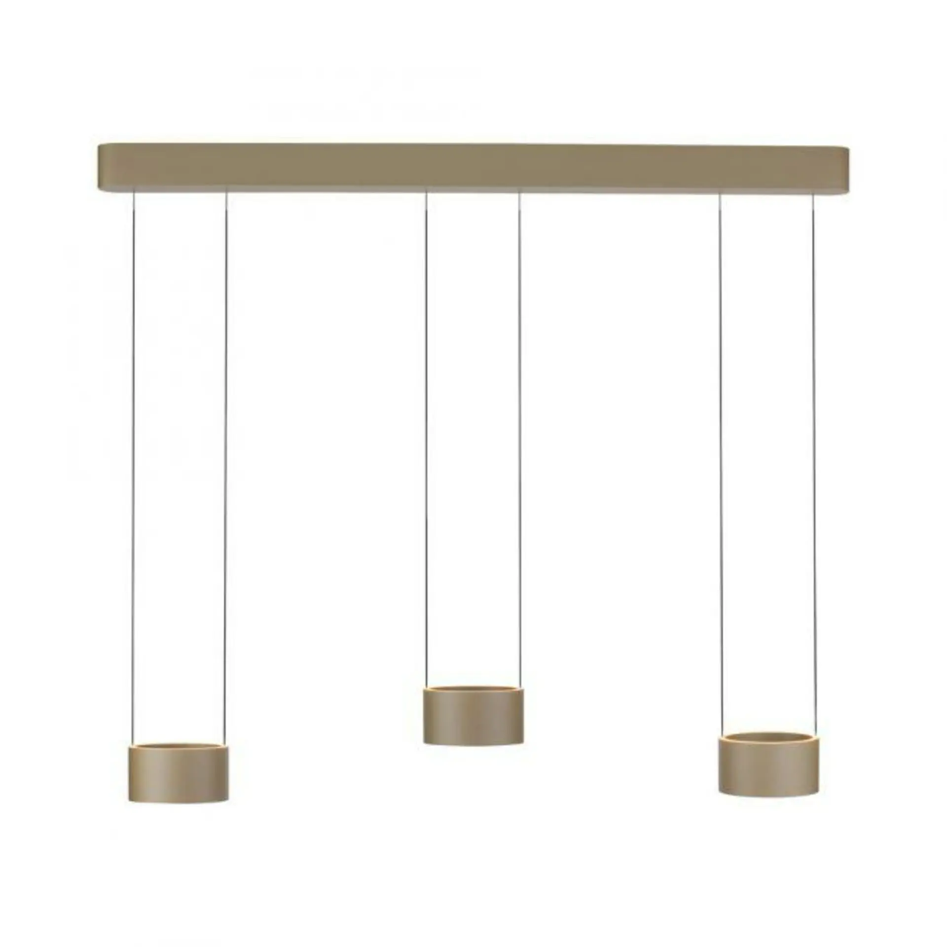 PAUL NEUHAUS LED závěsné svítidlo PURE Clipse, bronzová, dálkový ovladač, Comfort Lift, paměťová funkce 2200-5000K