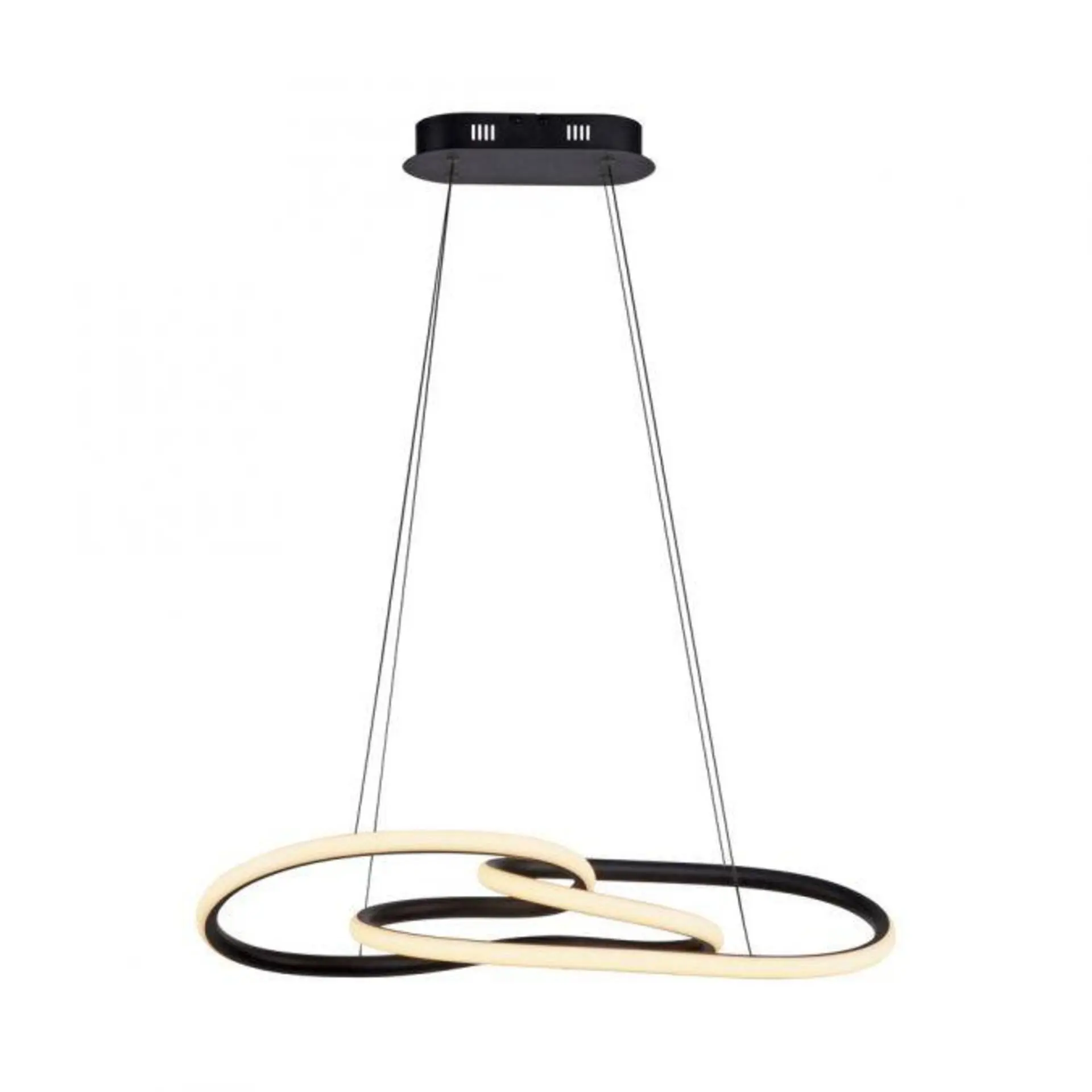 PN 2764-18 LED závěsné svítidlo TWIST, černá, nastavitelná výška, paměťová funkce, SimplyDim, 2700K - PAUL NEUHAUS