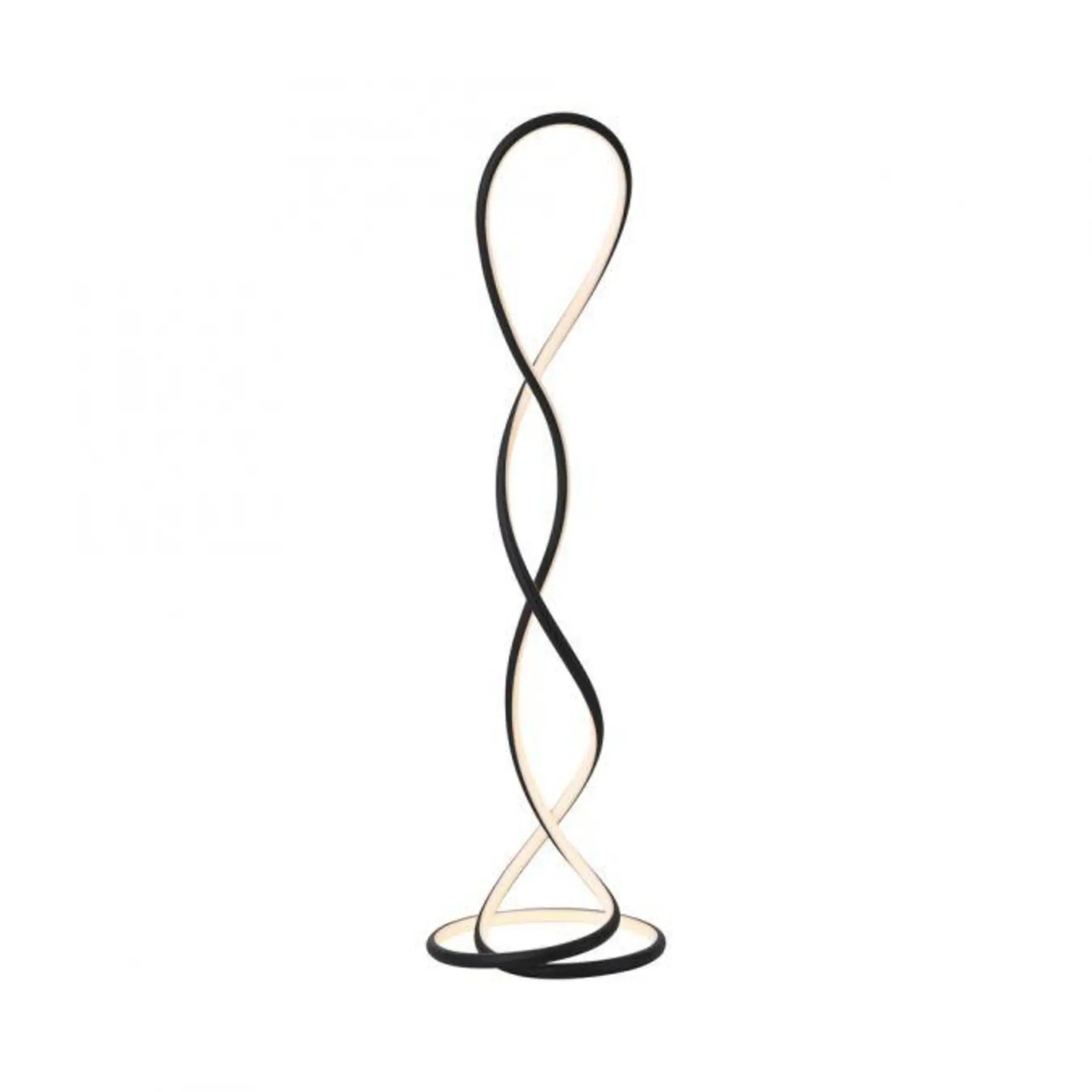 PAUL NEUHAUS LED stojací svítidlo moderní design, TWIST, černá, 2700K