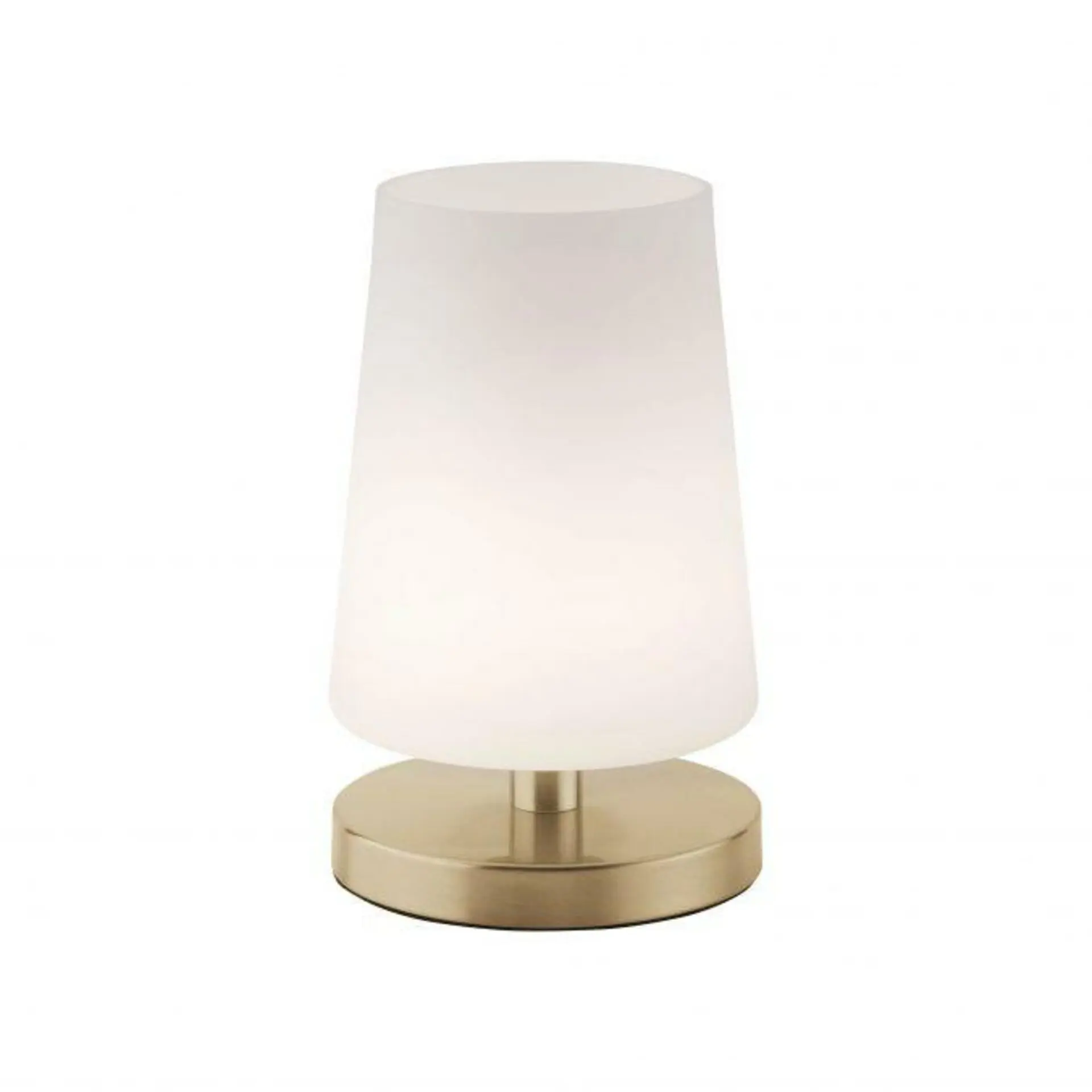 PN 4146-60 SONJA LED stolní lampa v matné mosazi s decentním podlouhlým stínítkem na lampu 3000K - PAUL NEUHAUS