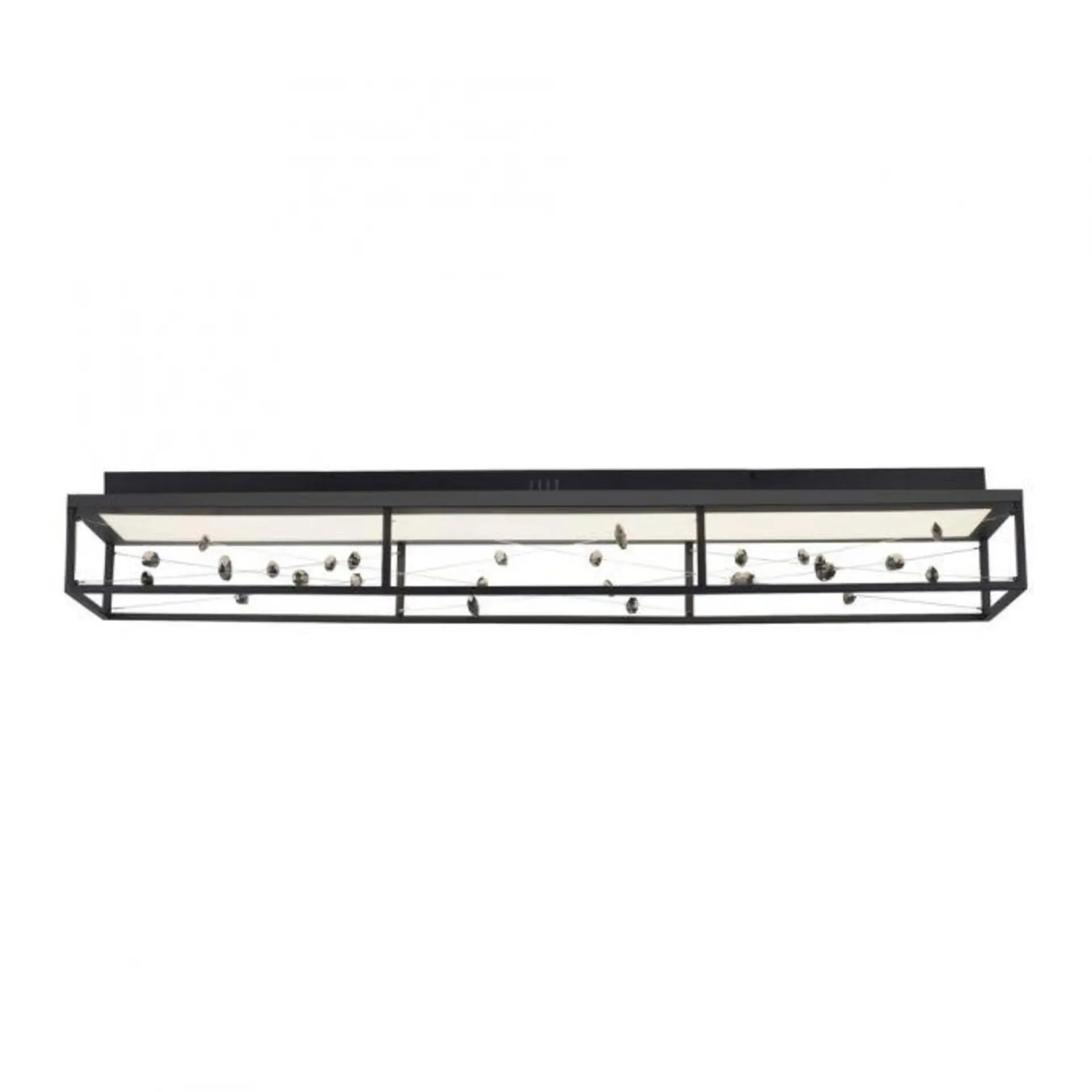 PN 6548-18 LED stropní svítidlo SKINA, černá, stmívatelné, dálkový ovladač, paměťová funkce, 2700-5000K - PAUL NEUHAUS