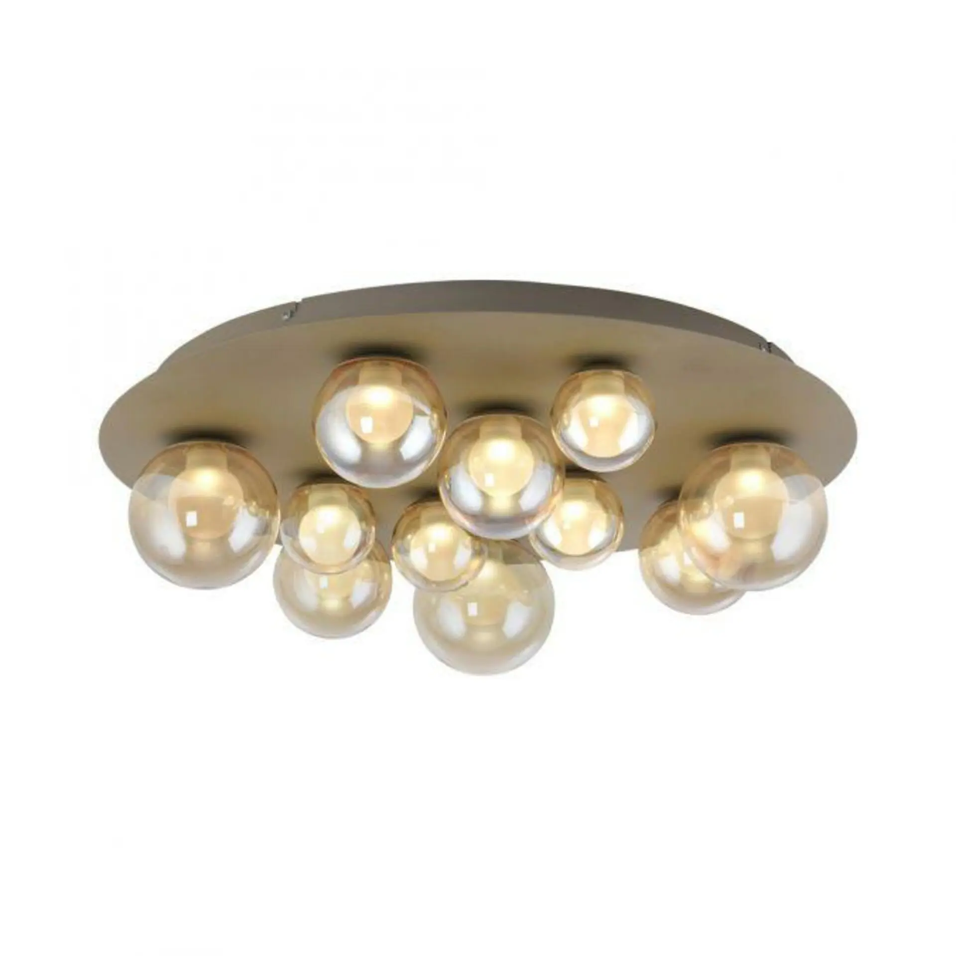 PAUL NEUHAUS LED stropní svítidlo PURE Popup, bronzová, stmívatelné, dálkový ovladač, paměťová funkce 2200-5000K