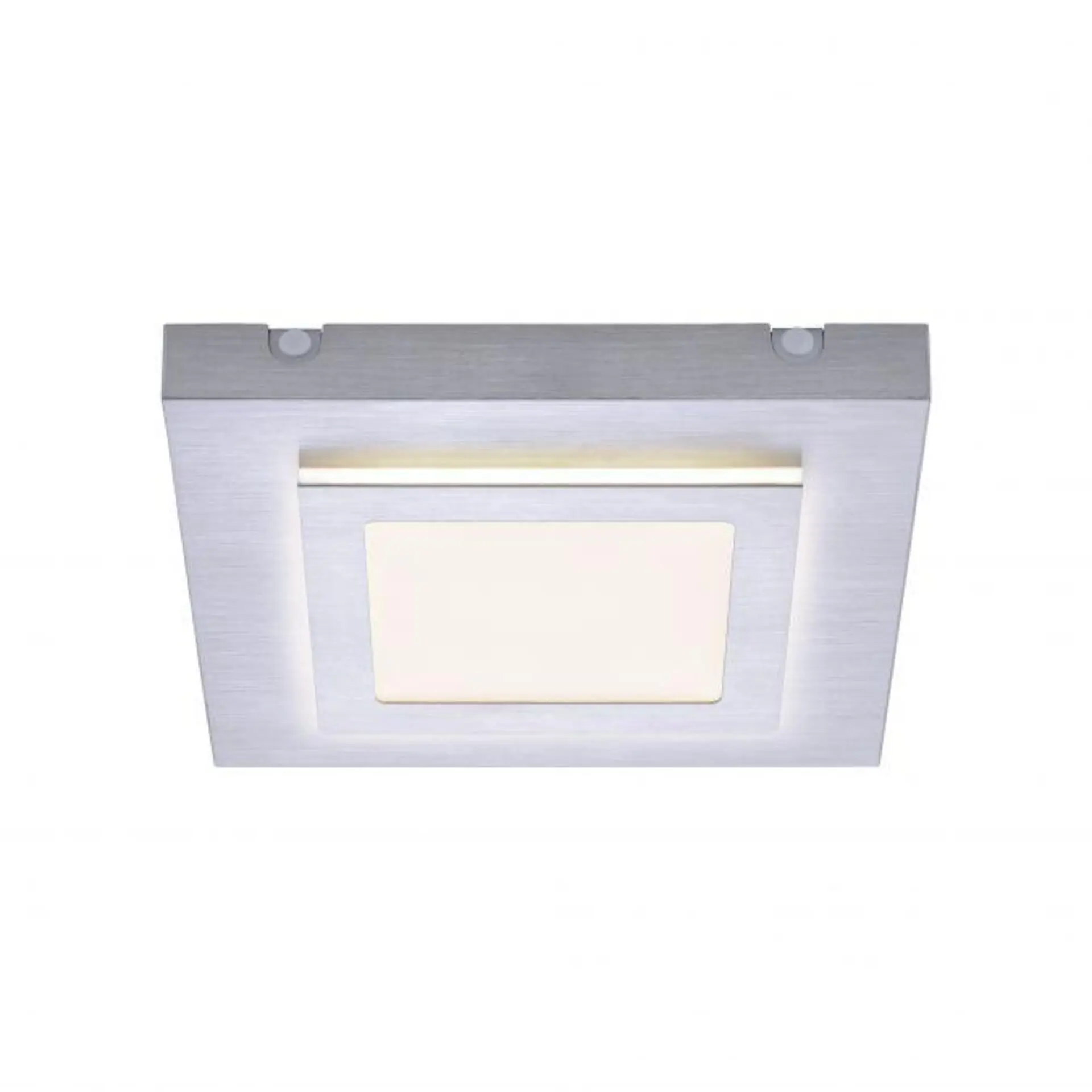 PAUL NEUHAUS LED stropní svítidlo, hliník, hlavní svítidlo, hranaté 3000K PN 6722-95