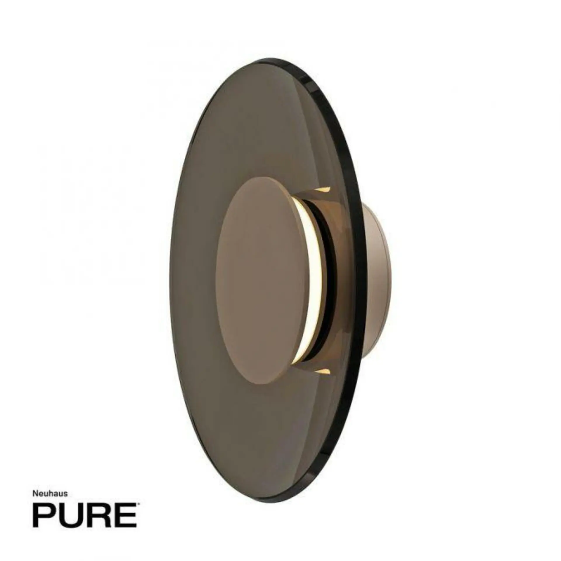 PN 9594-97 LED nástěnné svítidlo Pure Moon stmívatelné 2700K bronz / tmavý amber - PAUL NEUHAUS