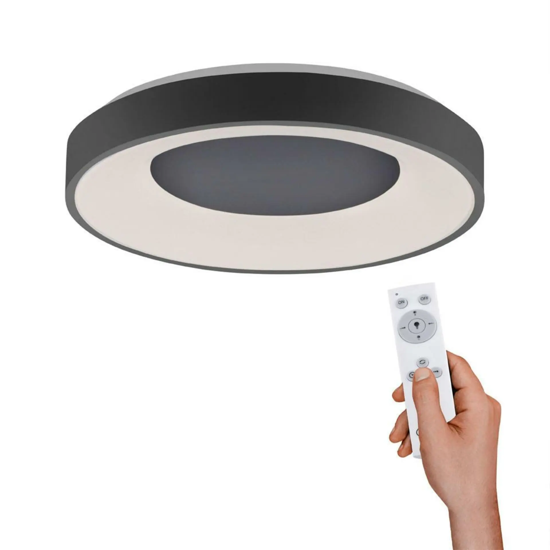 LD 14326-18 ANIKA LED stropní svítidlo šedé LED 30W 2700-5000K IP20 - LEUCHTEN DIREKT / JUST LIGHT