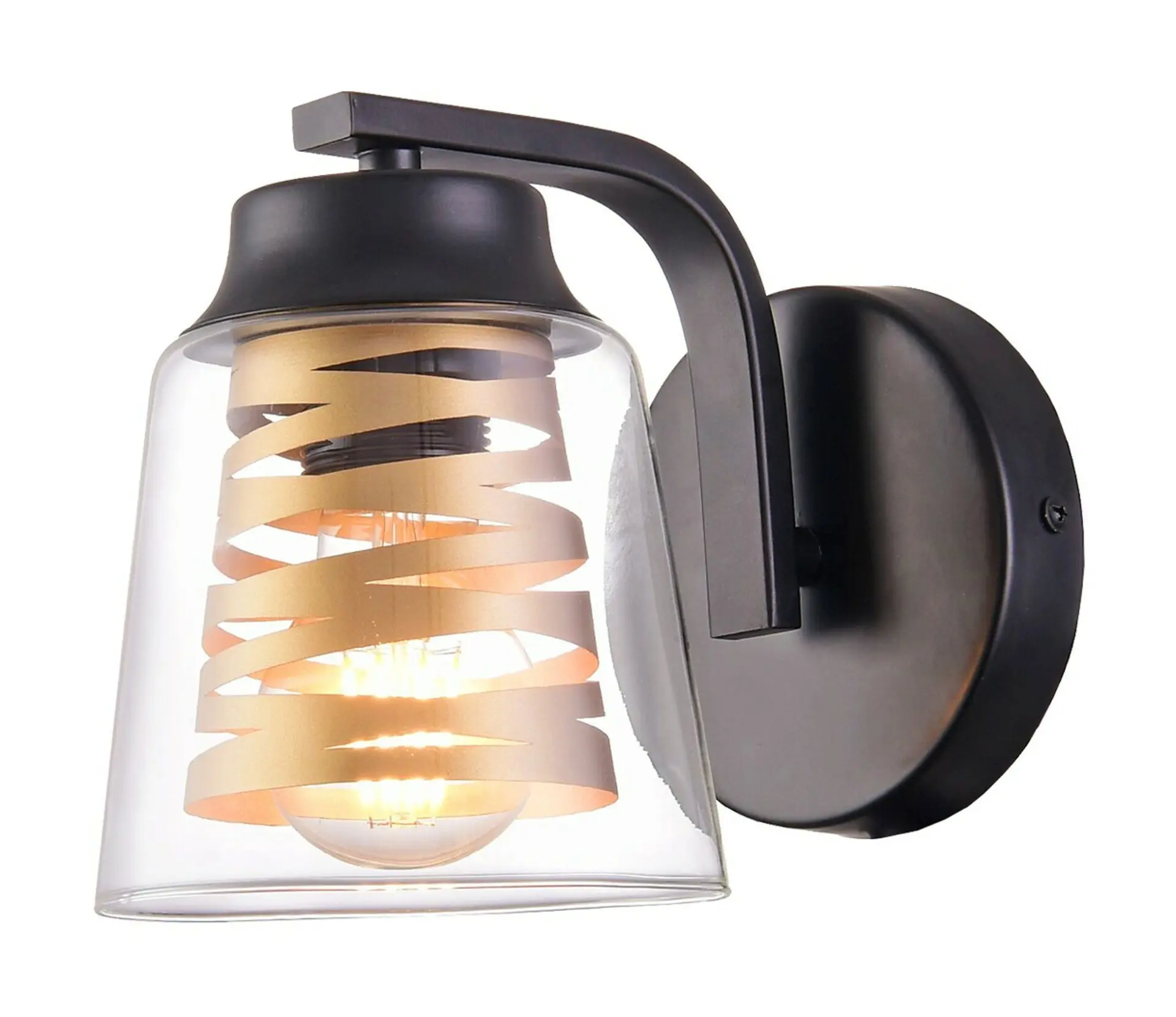 Rabalux nástěnné svítidlo Zenaida E27 1x MAX 60W matná černá 3542