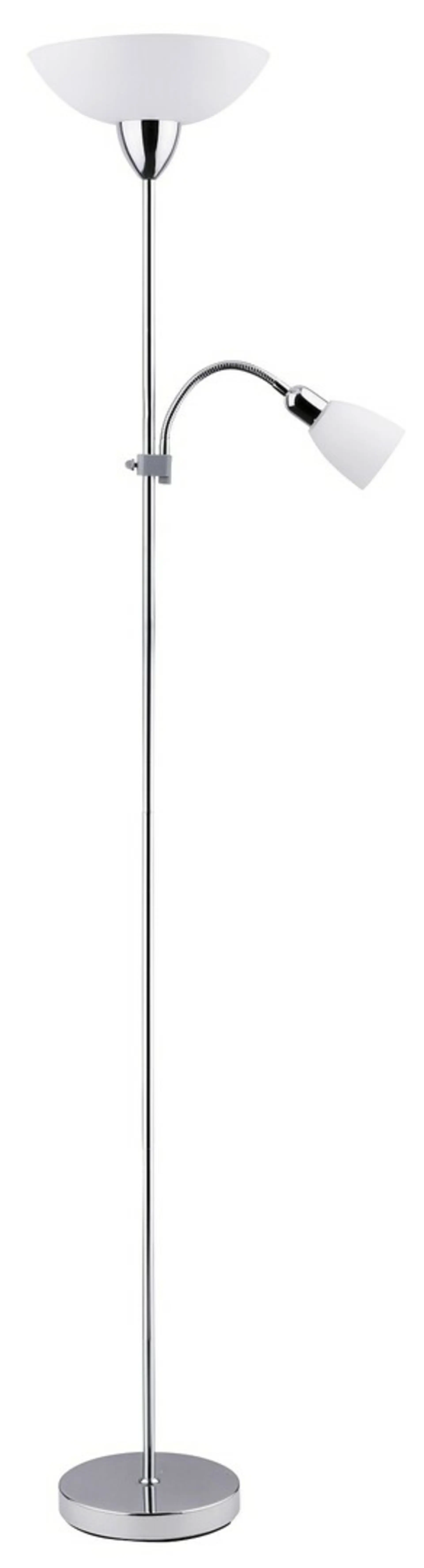 Rabalux stojací lampa Diana E27 G45 1x MAX 60W + E14 1x MAX 40W chromová 4059
