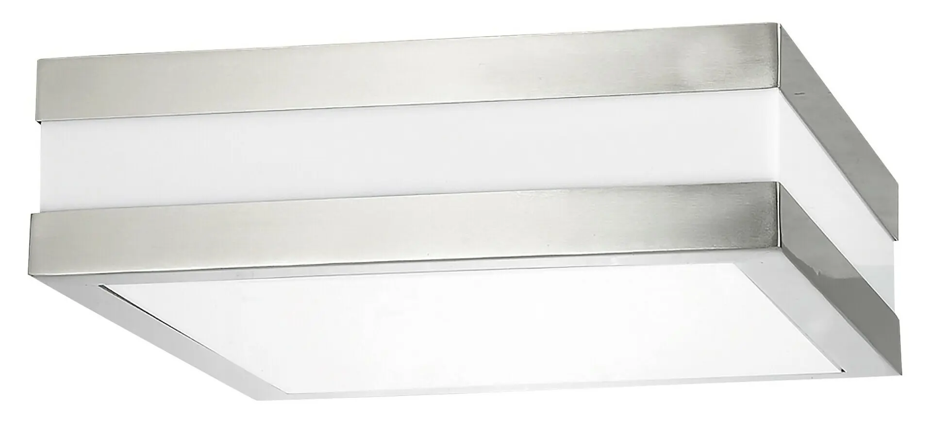 Rabalux venkovní stropní svítidlo Stuttgart E27 2x MAX 11W saténová chromová IP44 8227