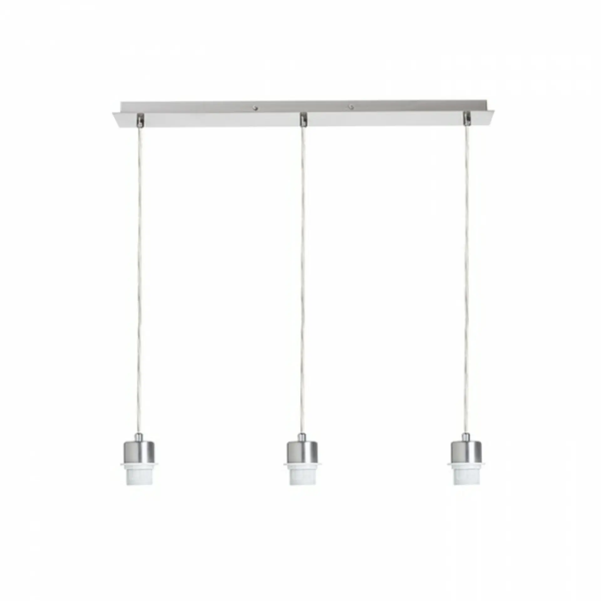 RED - DESIGN RENDL RENDL MORE 60 stropní závěsná základna matný nikl 230V E27 3x42W R11774