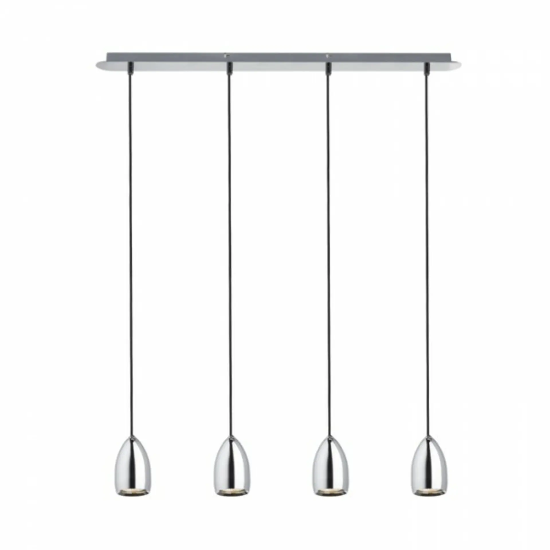 RED - DESIGN RENDL RENDL BABADES IV závěsná chrom 230V GU10 4x35W R12083