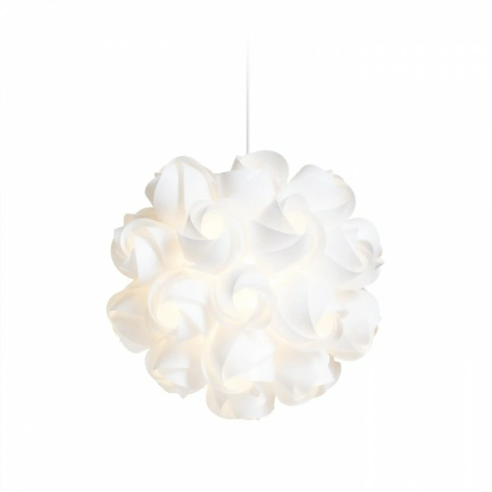 RED - DESIGN RENDL RENDL COCO závěsná bílé PVC 230V E27 28W R12384
