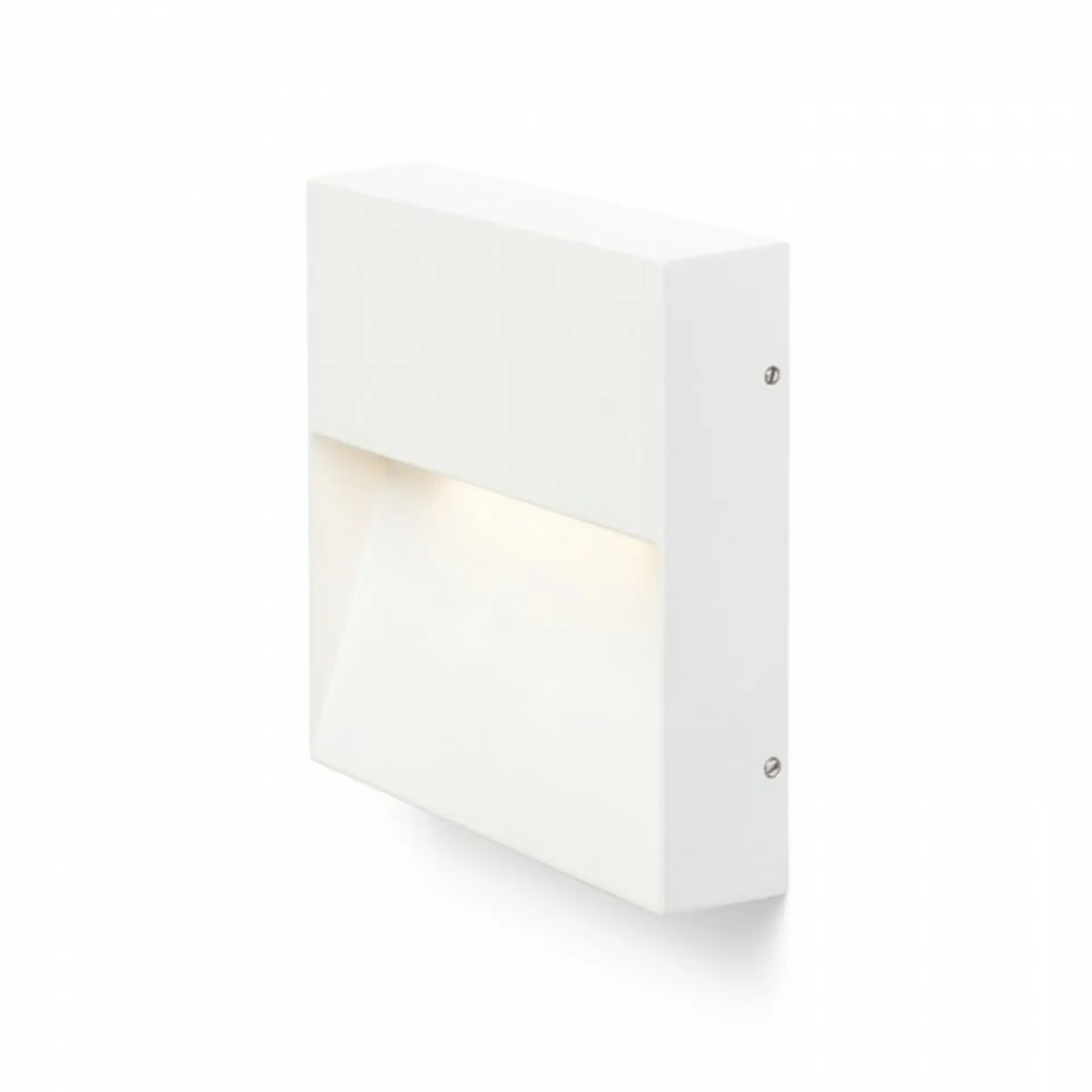 RED R12542 AQILA SQ nástěnná bílá 230V LED 6W IP54 3000K - RED - DESIGN RENDL