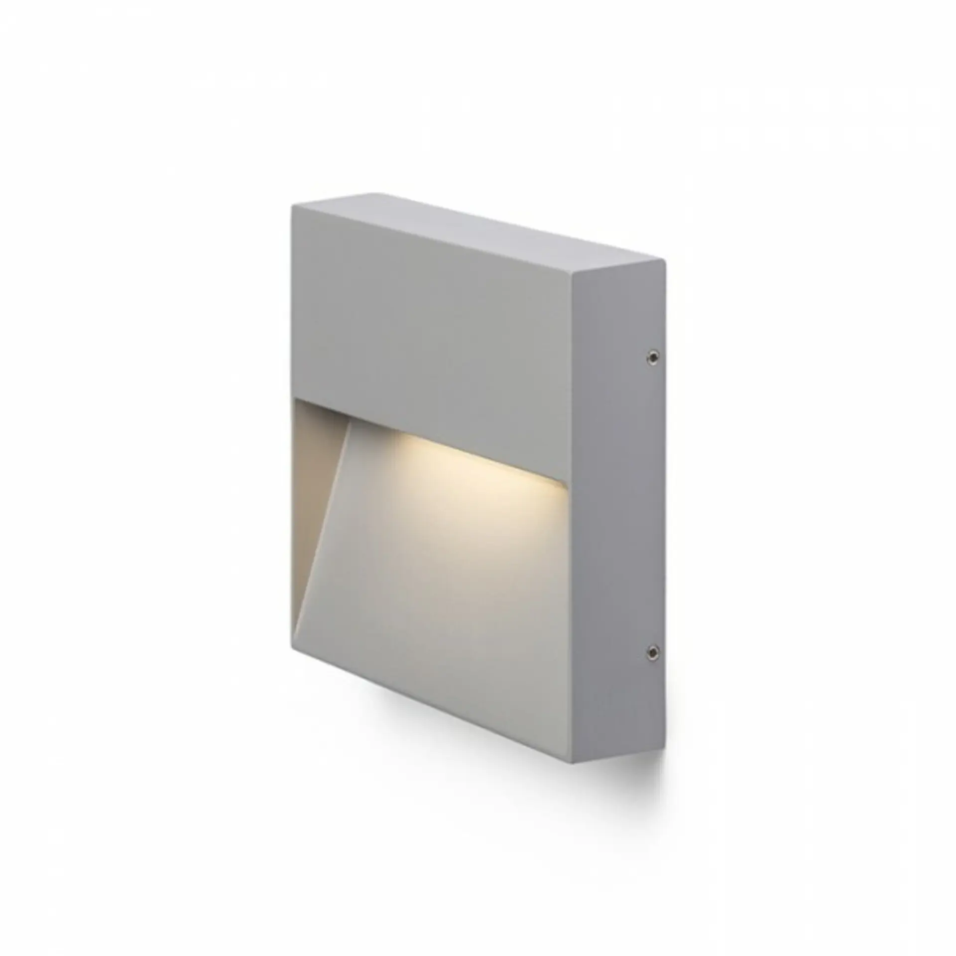 RED - DESIGN RENDL RENDL AQILA SQ nástěnná šedá 230V LED 6W IP54 3000K R12543 VÝPRODEJ VZORKU