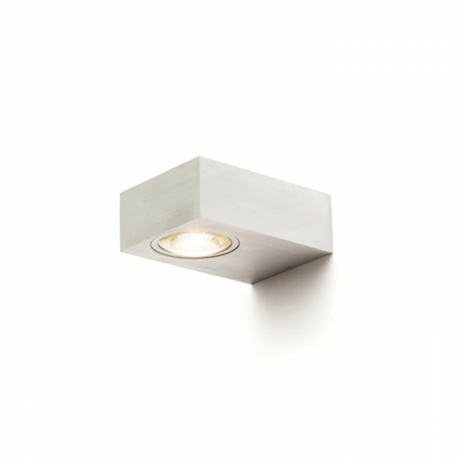 RED R12831 KORSO II nástěnná česaný hliník 230V LED 2x3W 120° IP54 3000K - RED - DESIGN RENDL