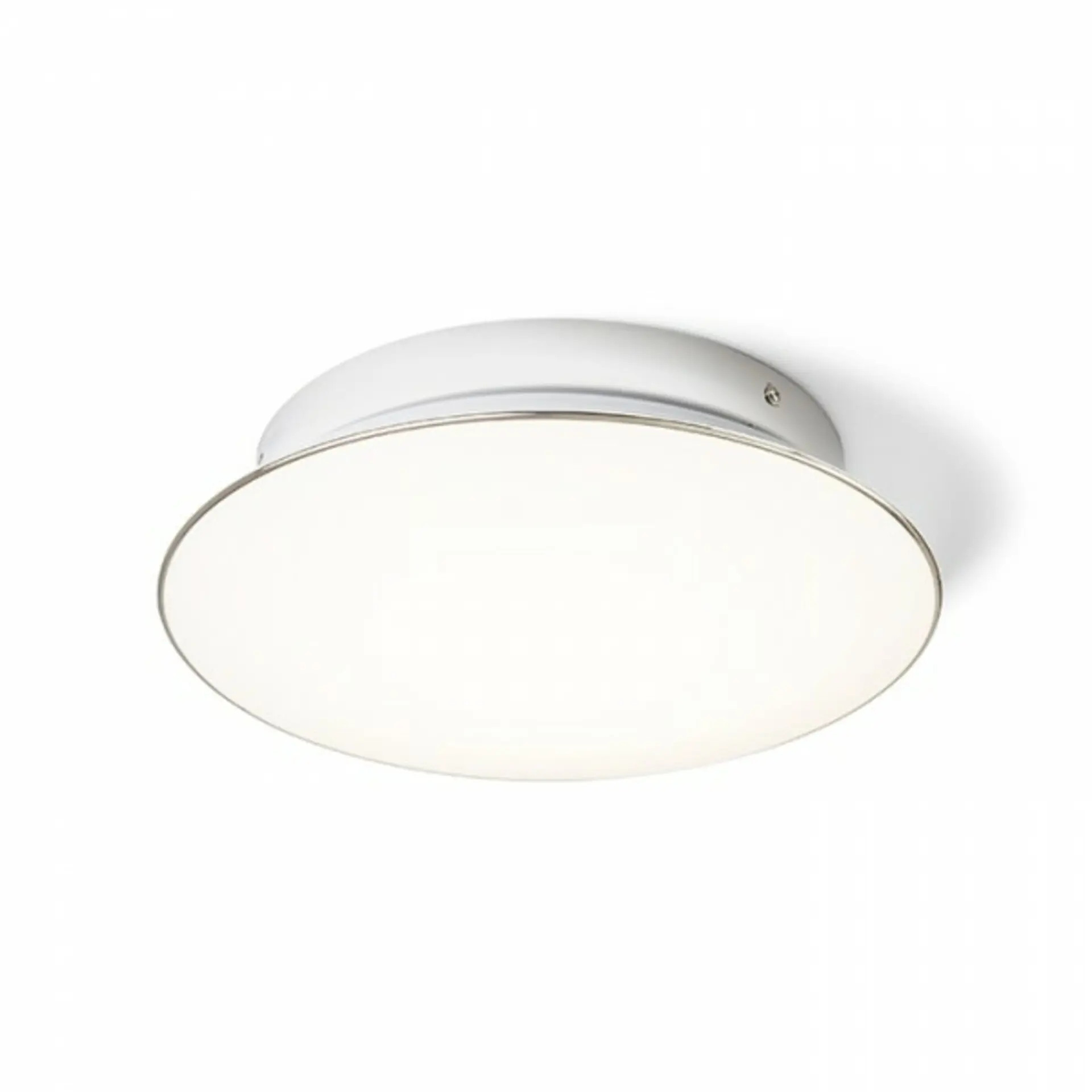 RED - DESIGN RENDL RENDL MARA stropní mléčný akryl/chrom 230V LED 24W 3000K R12894