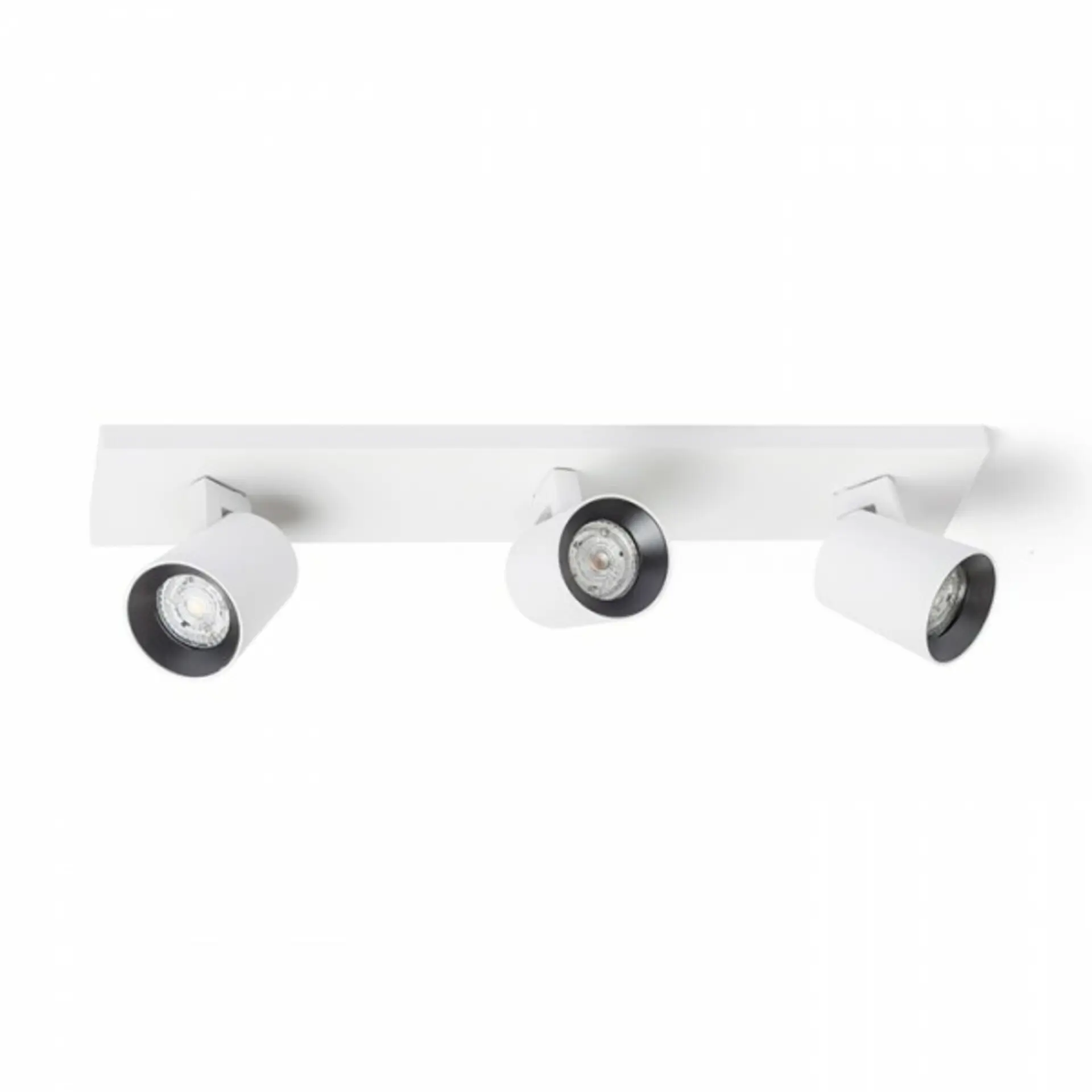 RED - DESIGN RENDL RENDL KENNY III přisazená bílá/černá 230V GU10 3x35W R12918