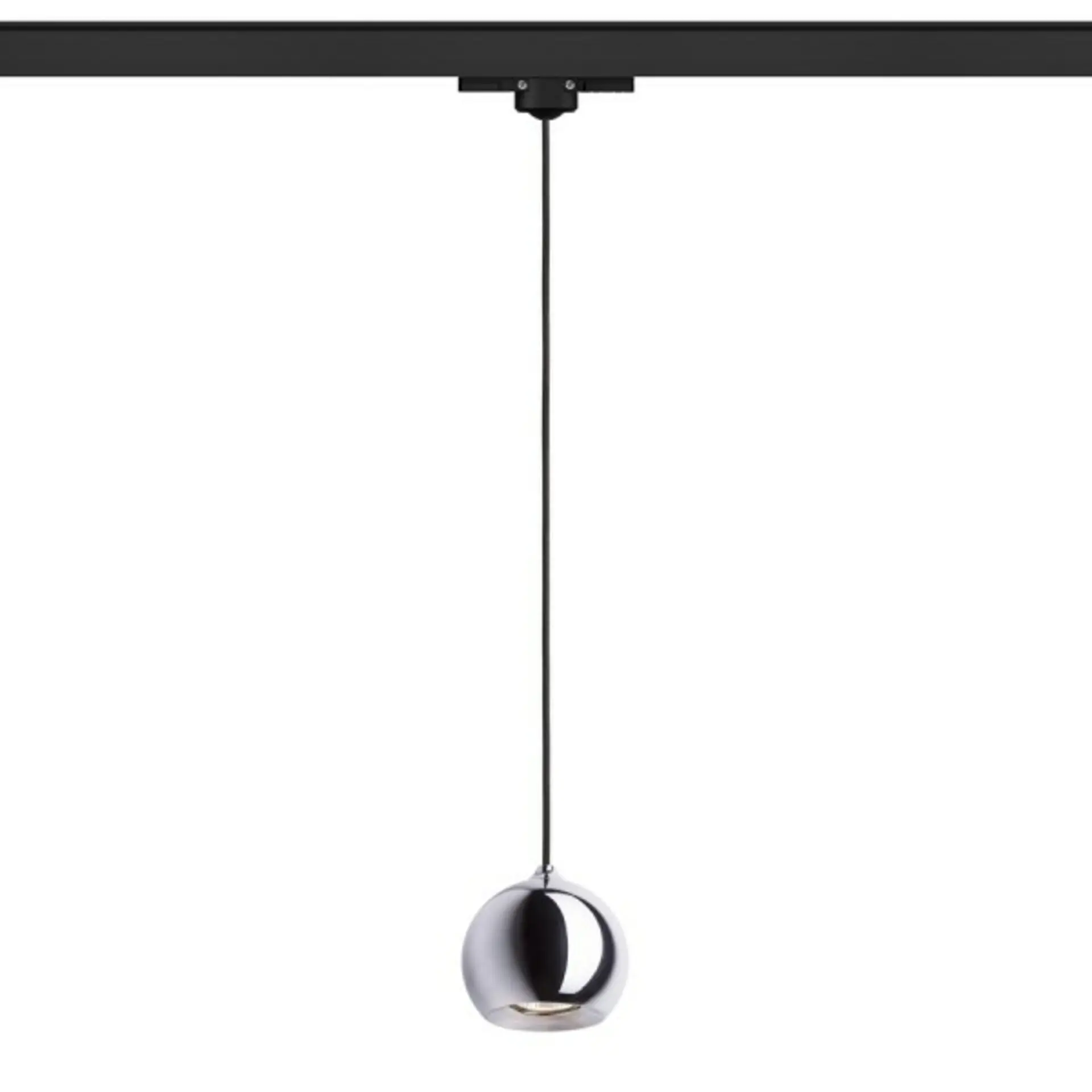 RED - DESIGN RENDL RENDL DESTY pro tříokr. lištu černá chrom 230V GU10 50W R13215