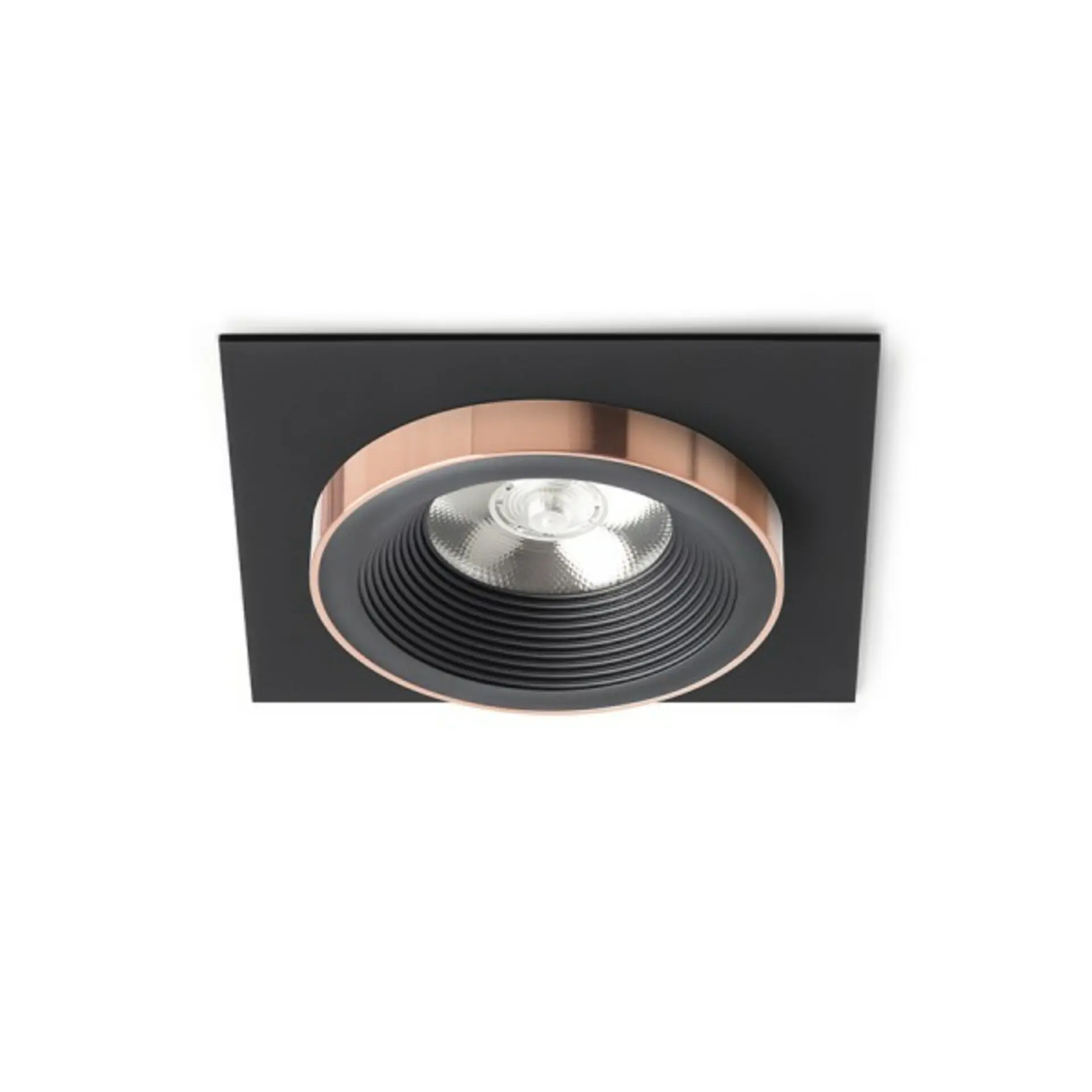 RED R13254 SHARM SQ I zápustná černá/černá měď 230V LED 10W 24° 3000K - RED - DESIGN RENDL