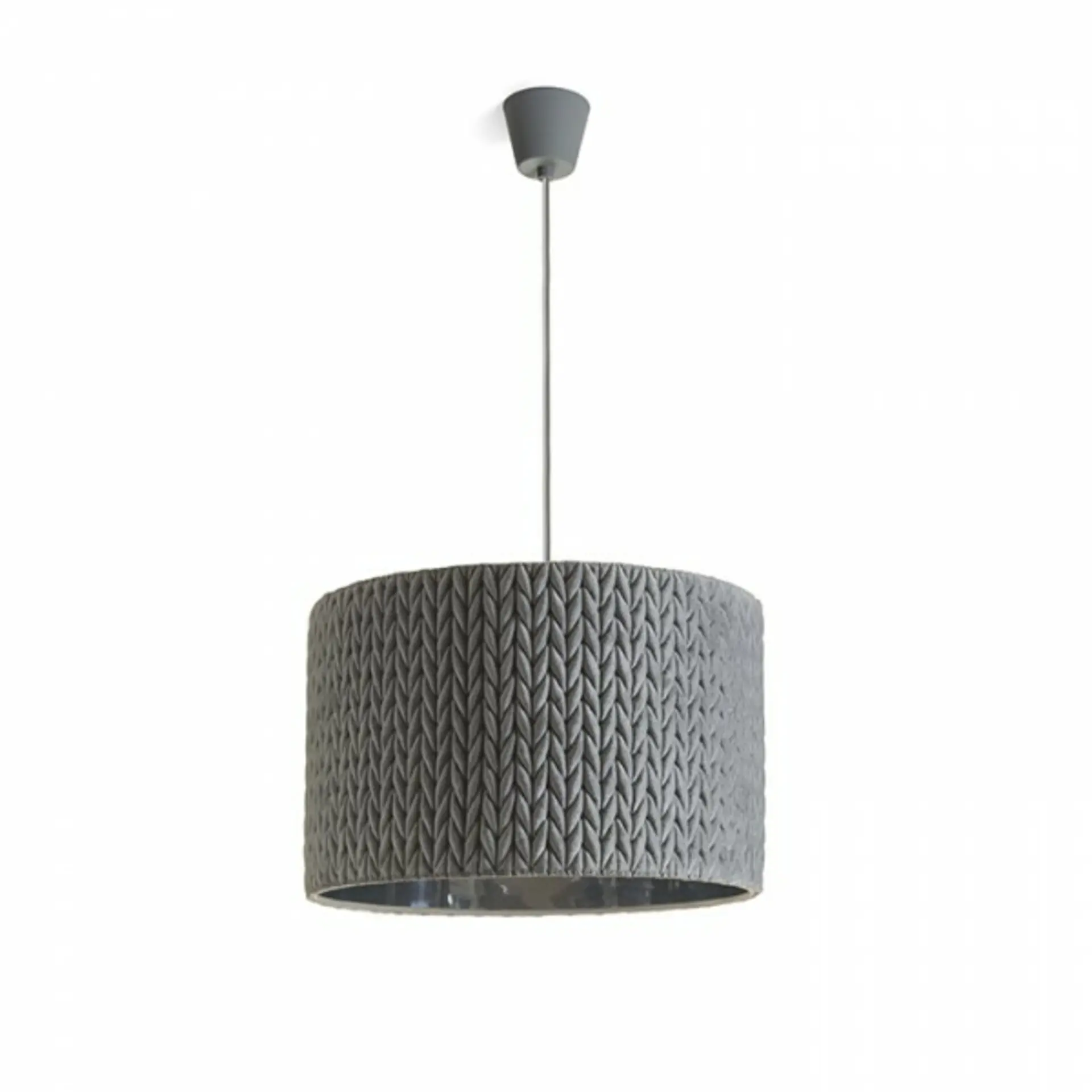 RED - DESIGN RENDL RENDL AINO 40 závěsná šedá chrom 230V E27 28W R13275