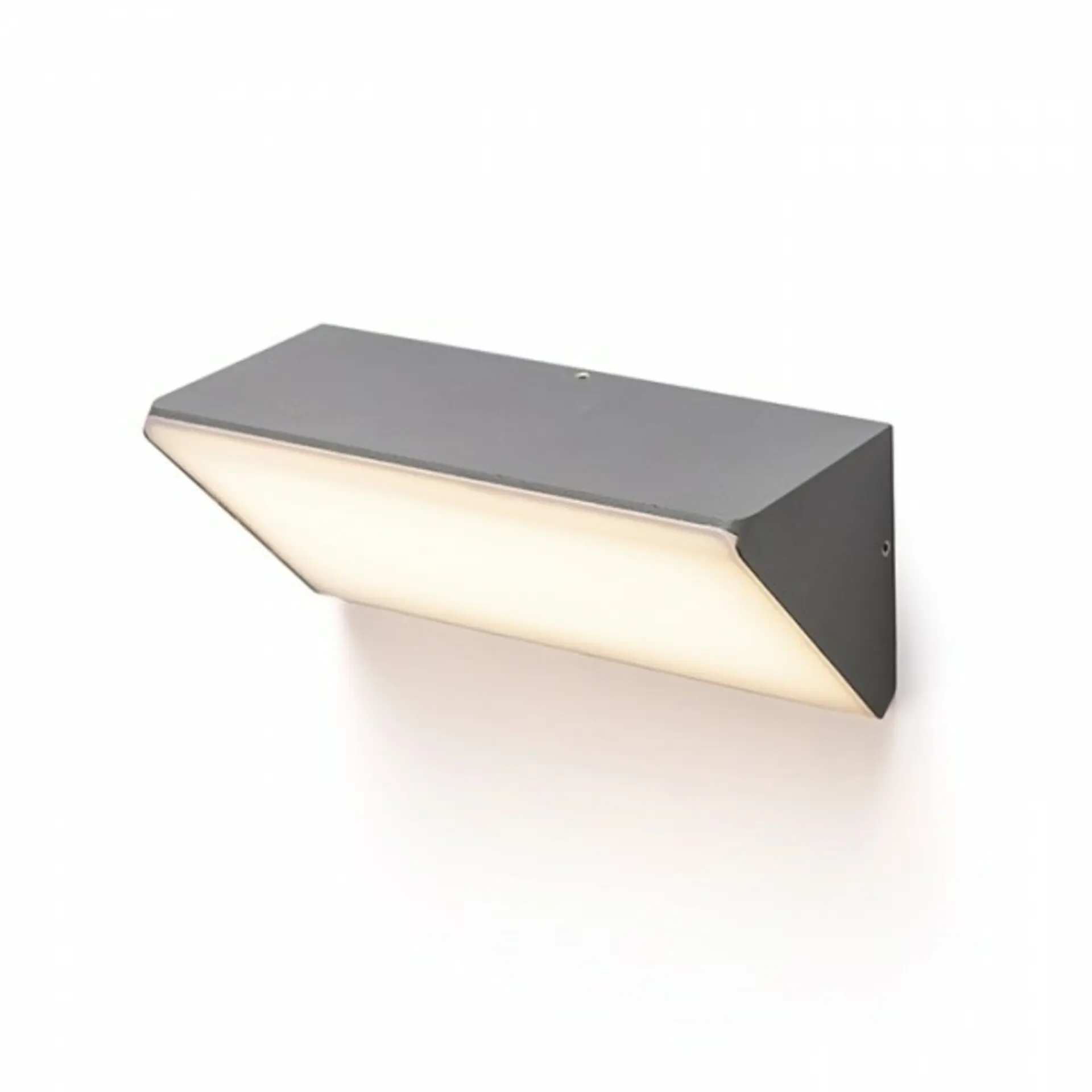 Svítidlo RENDL ANDANTE nástěnné antracitová matný akryl 230V LED 21W IP65 3000K R13504