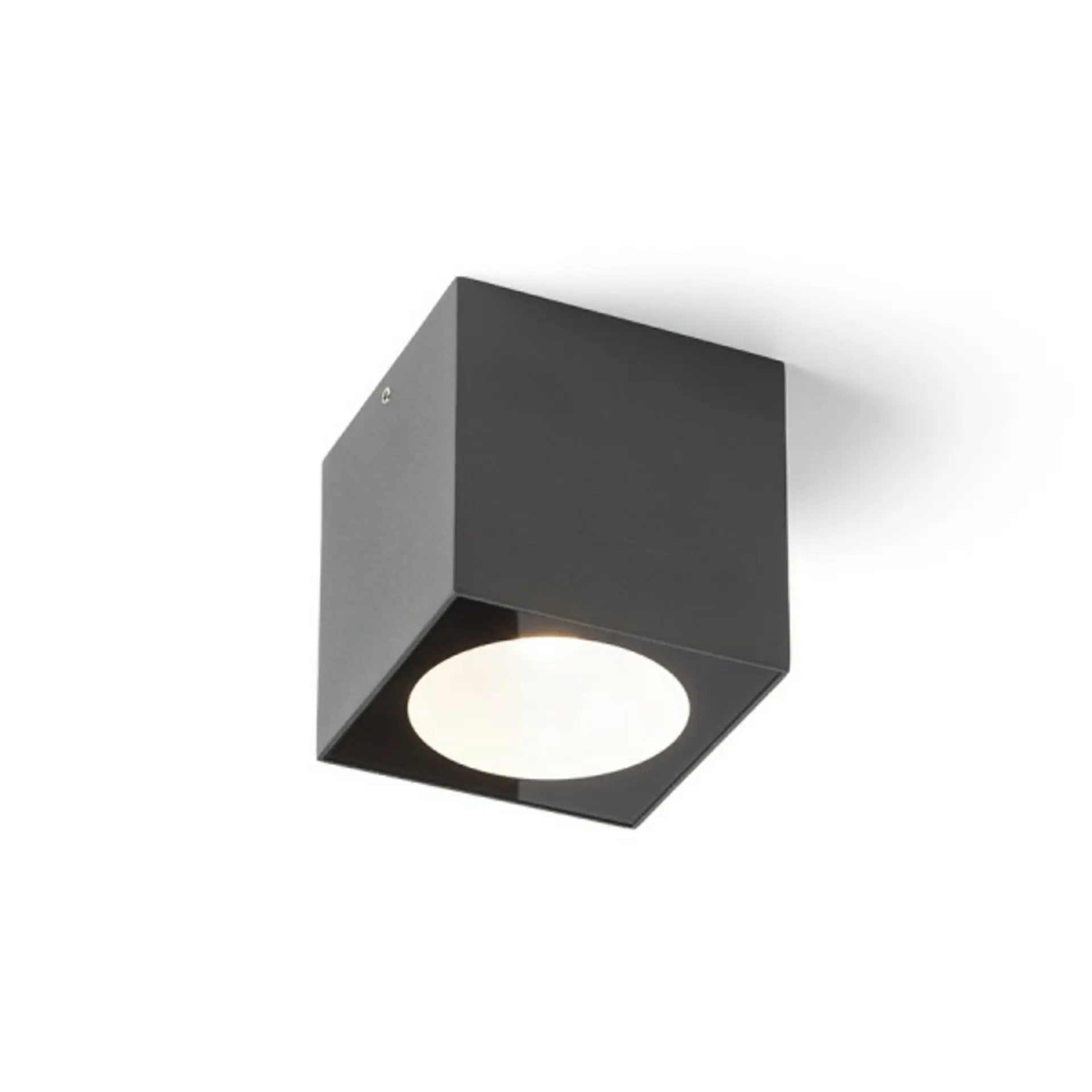 RED - DESIGN RENDL RENDL SENZA SQ stropní antracitová čiré sklo 230V LED 6W IP65 3000K R13625