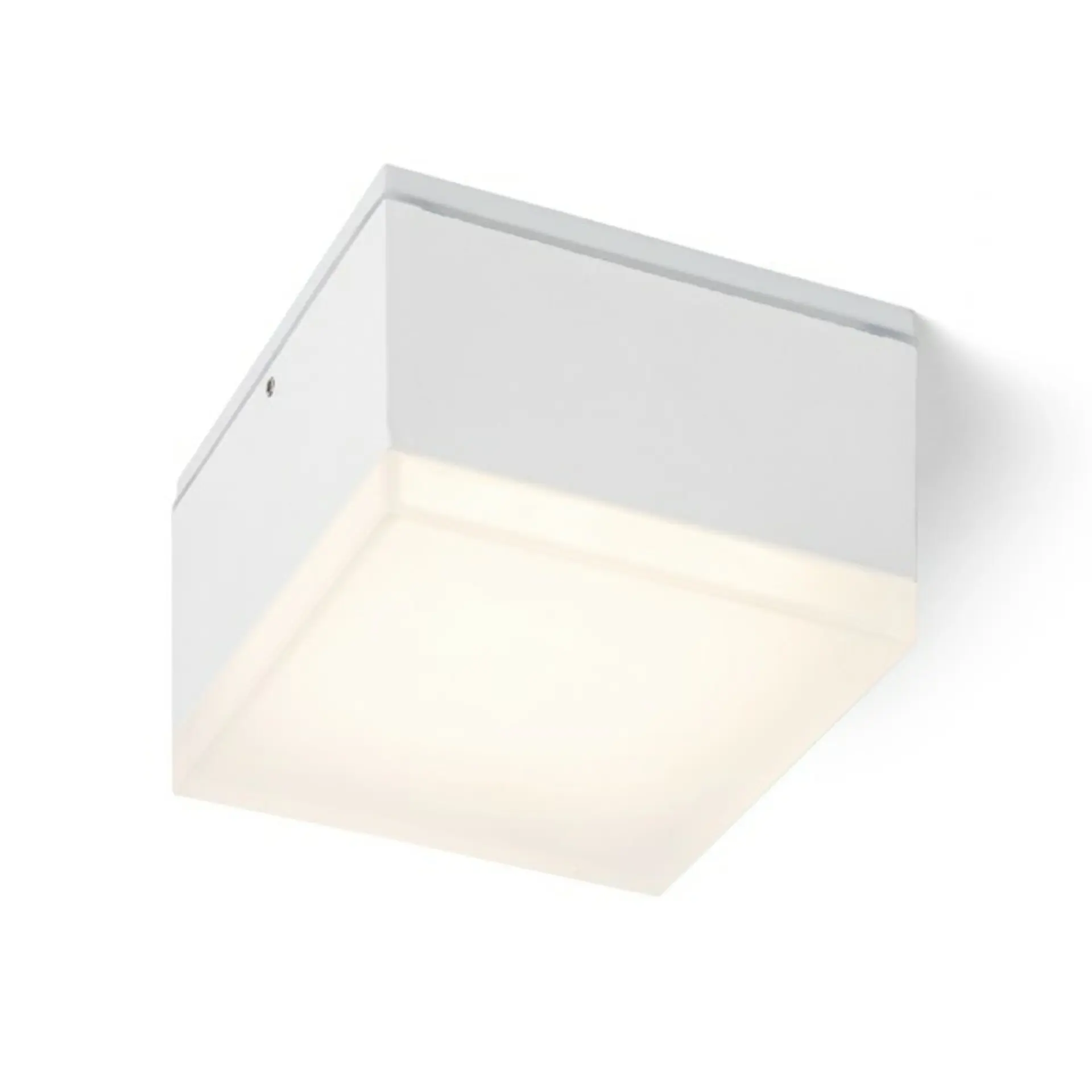 RED - DESIGN RENDL RENDL ORIN SQ stropní bílá satinovaný akryl 230V LED 10W IP54 3000K R13628