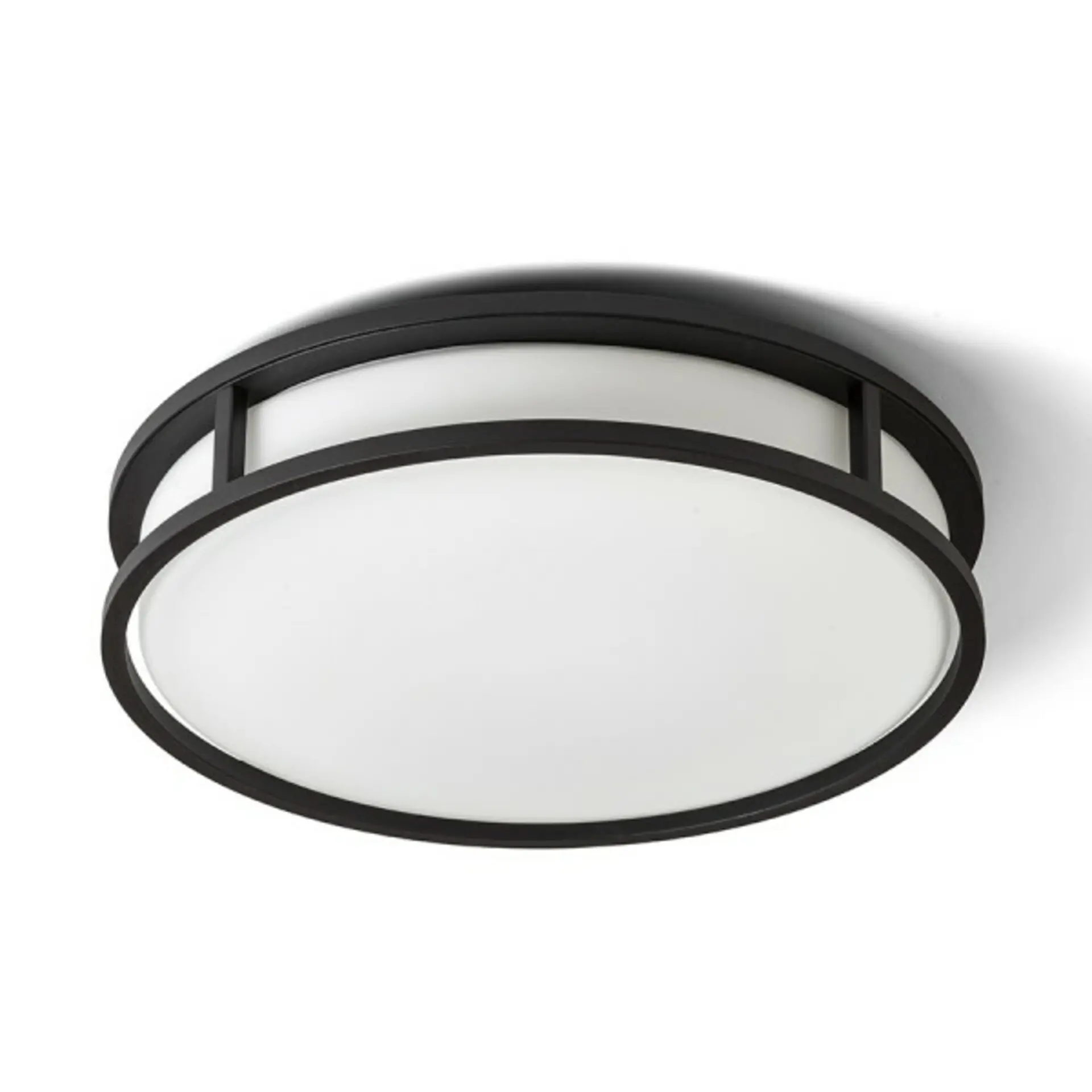 RED R13679X VÝPRODEJ VZORKU - GRANDE LED 35 stropní opálové sklo/černá 230V LED 24W IP44 3000K - RED - DESIGN RENDL